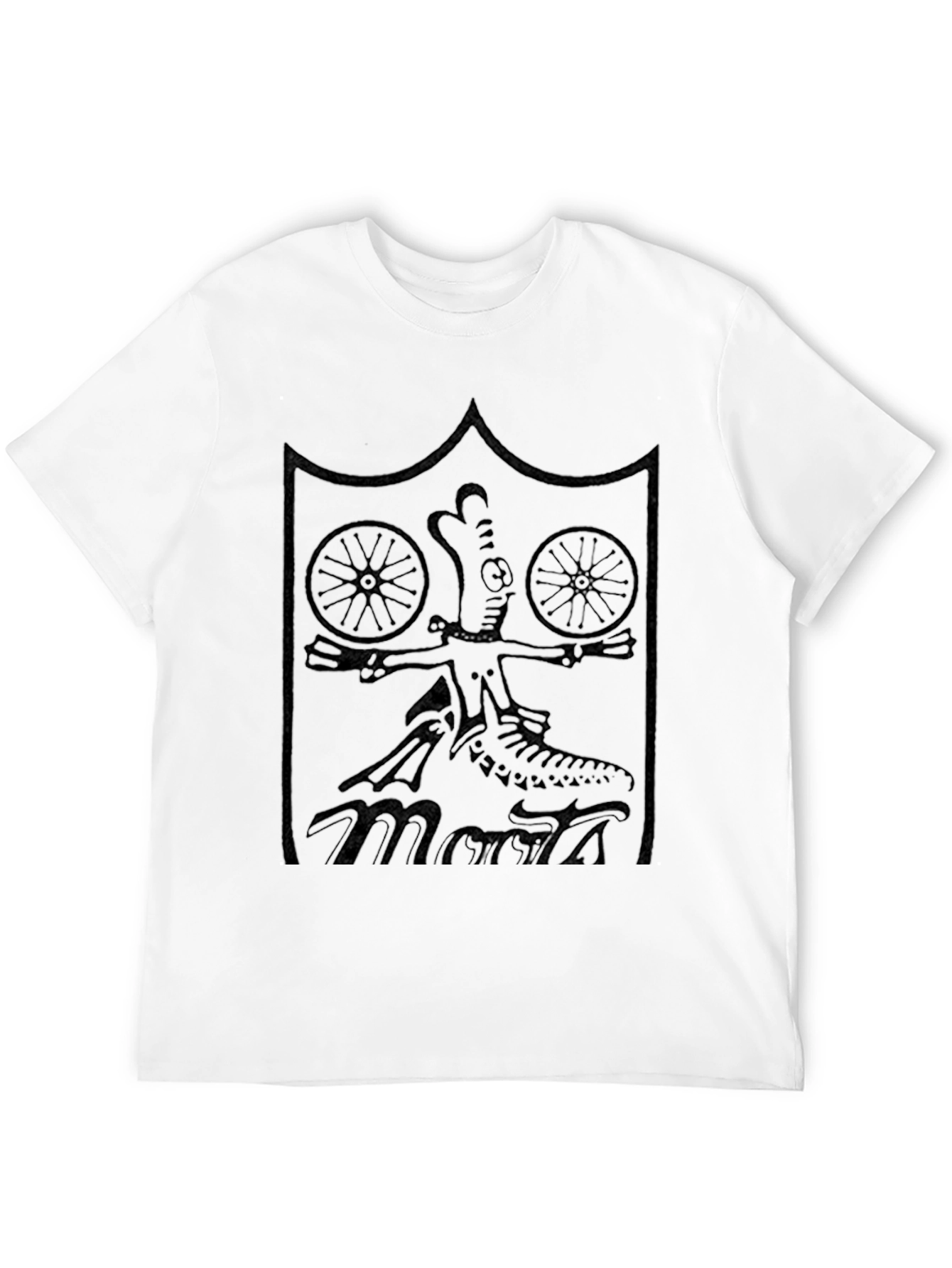 Black Monochrome Graphic Print Tee view 12