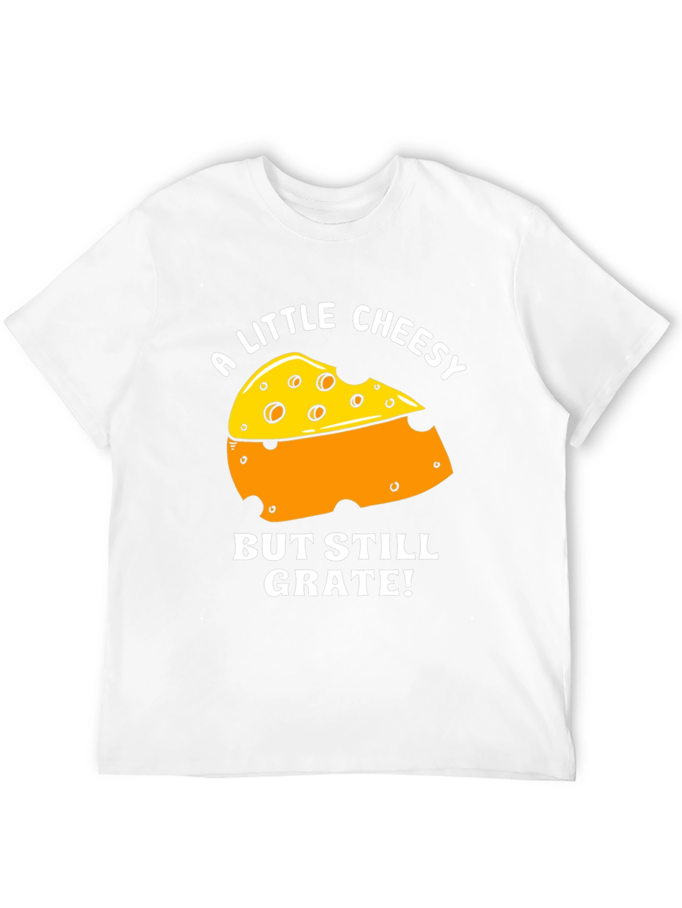 Black Cheesy Pun T-Shirt - 'But Still Grate!' Tee view 12