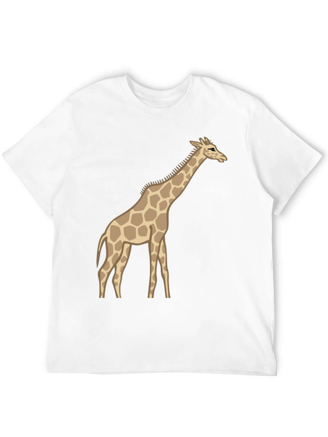 Black Giraffe Graphic Tee - Unisex Black T-Shirt view 12