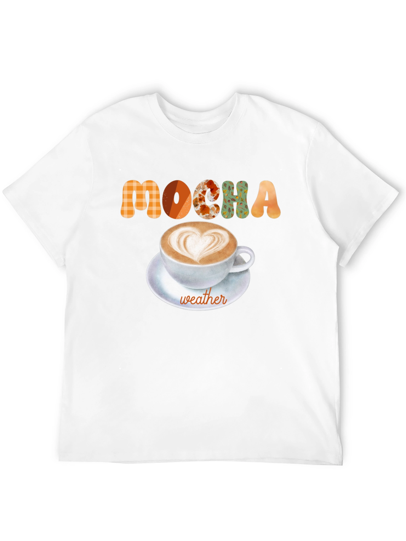 Black Mocha Weather T-Shirt Fall Coffee Latte Shirt view 12