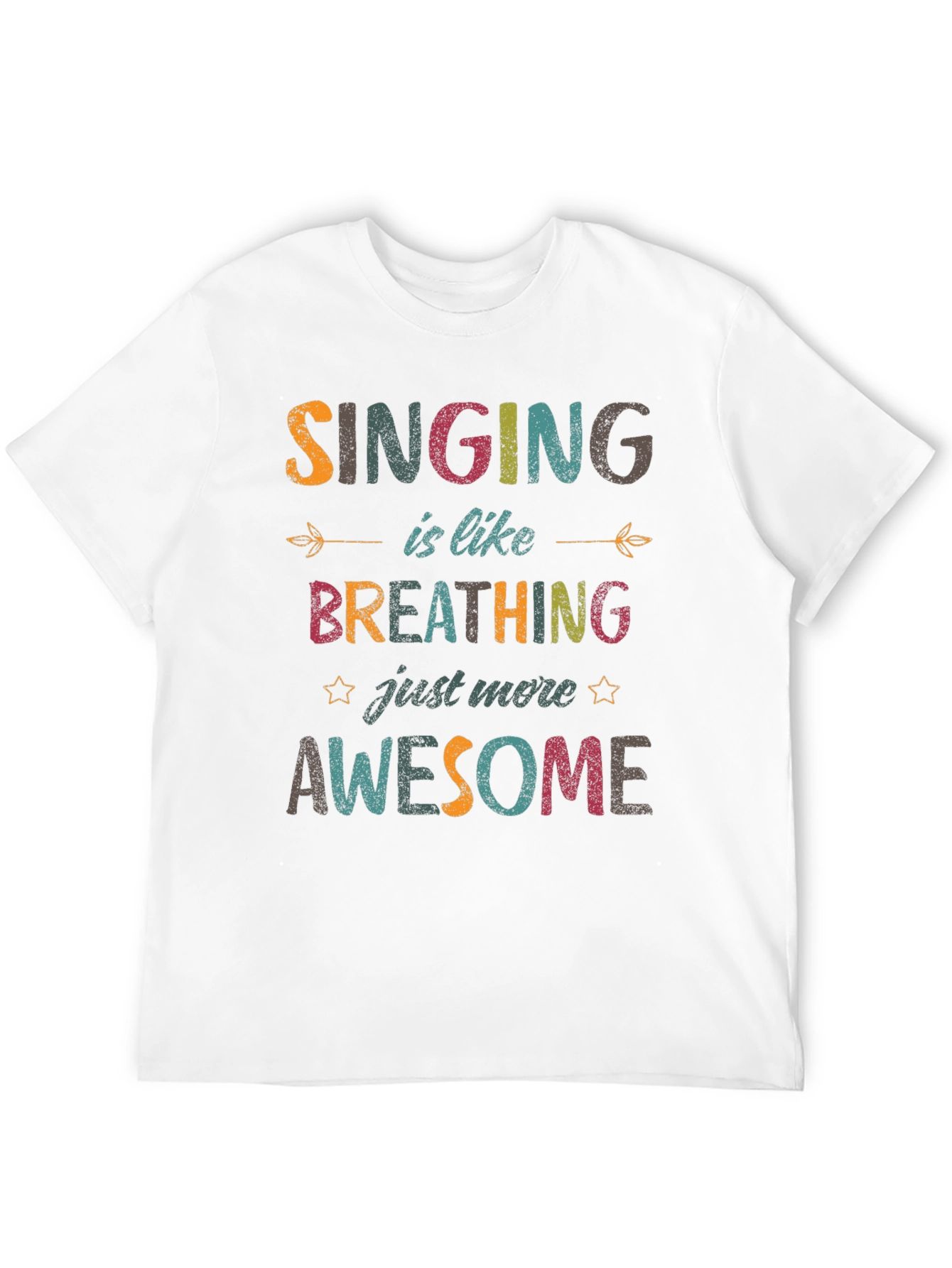 Black Singing is Like Breathing T-Shirt view 12