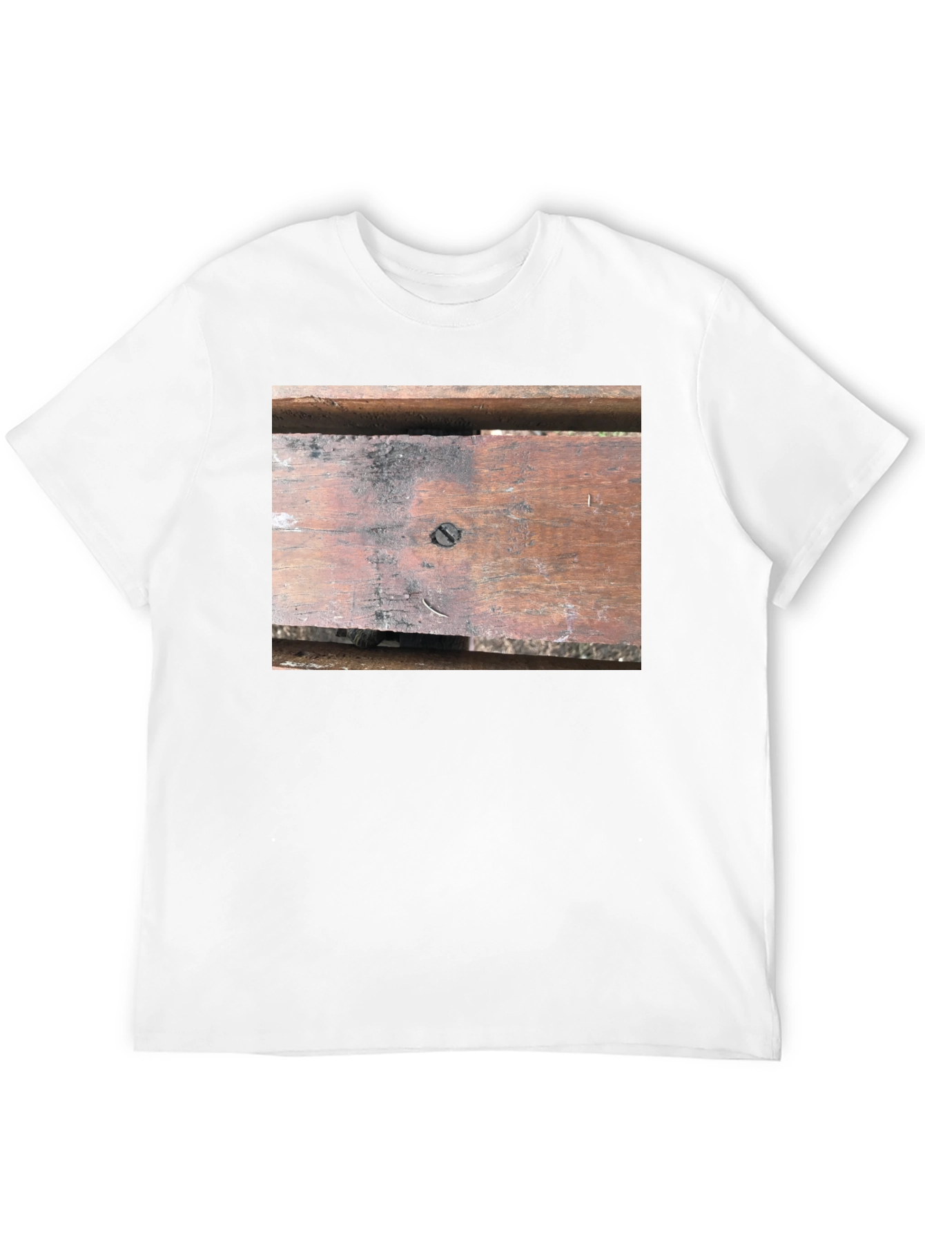 Black Wood Panel T-Shirt view 12