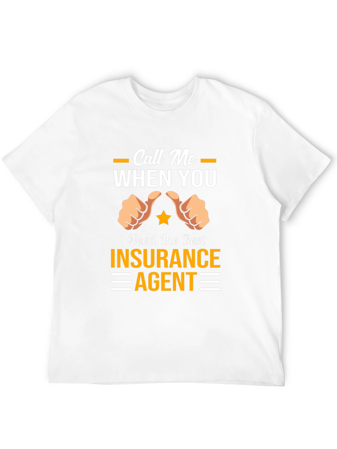 Black Call Me When You Need Insurance Agent T-Shirt view 12