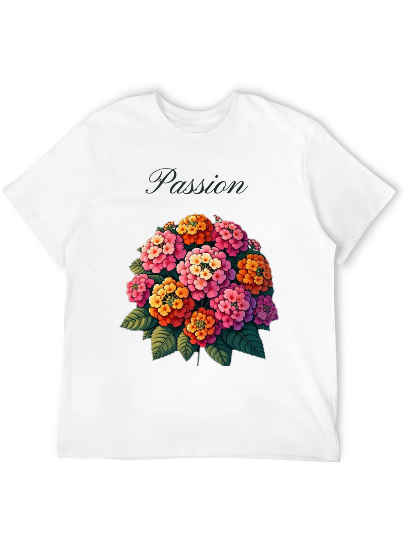 Black Passion Flower T-Shirt view 12