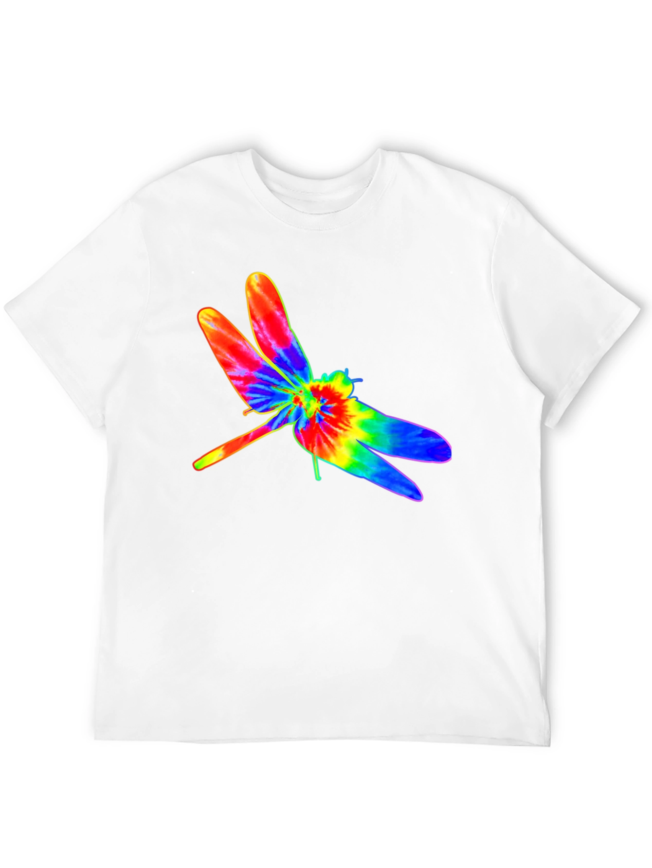 Black Tie Dye Dragonfly Graphic T-Shirt view 12