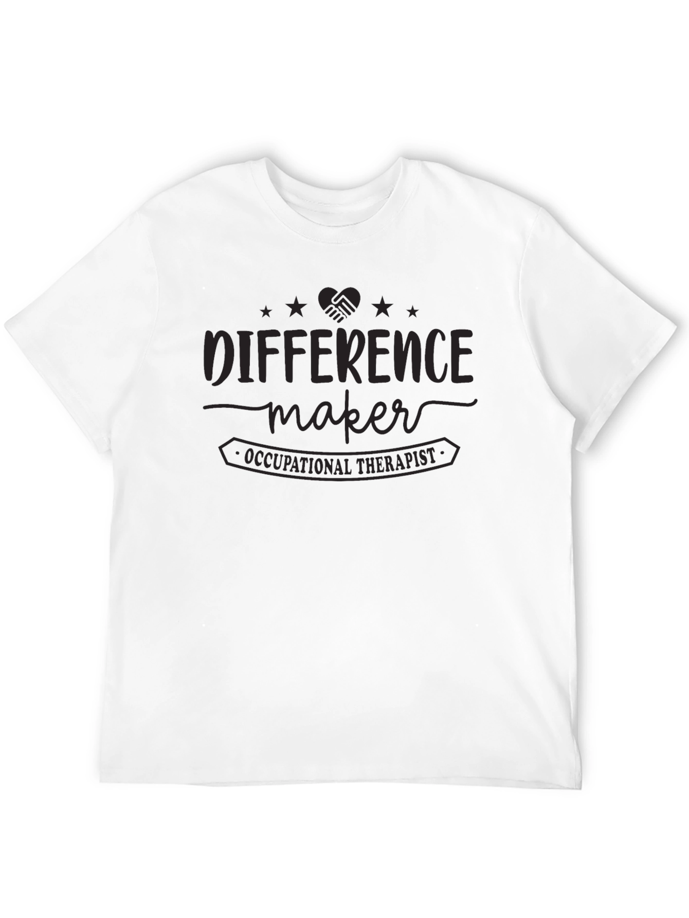 Black Occupational Therapist T-Shirt: Difference Maker view 12