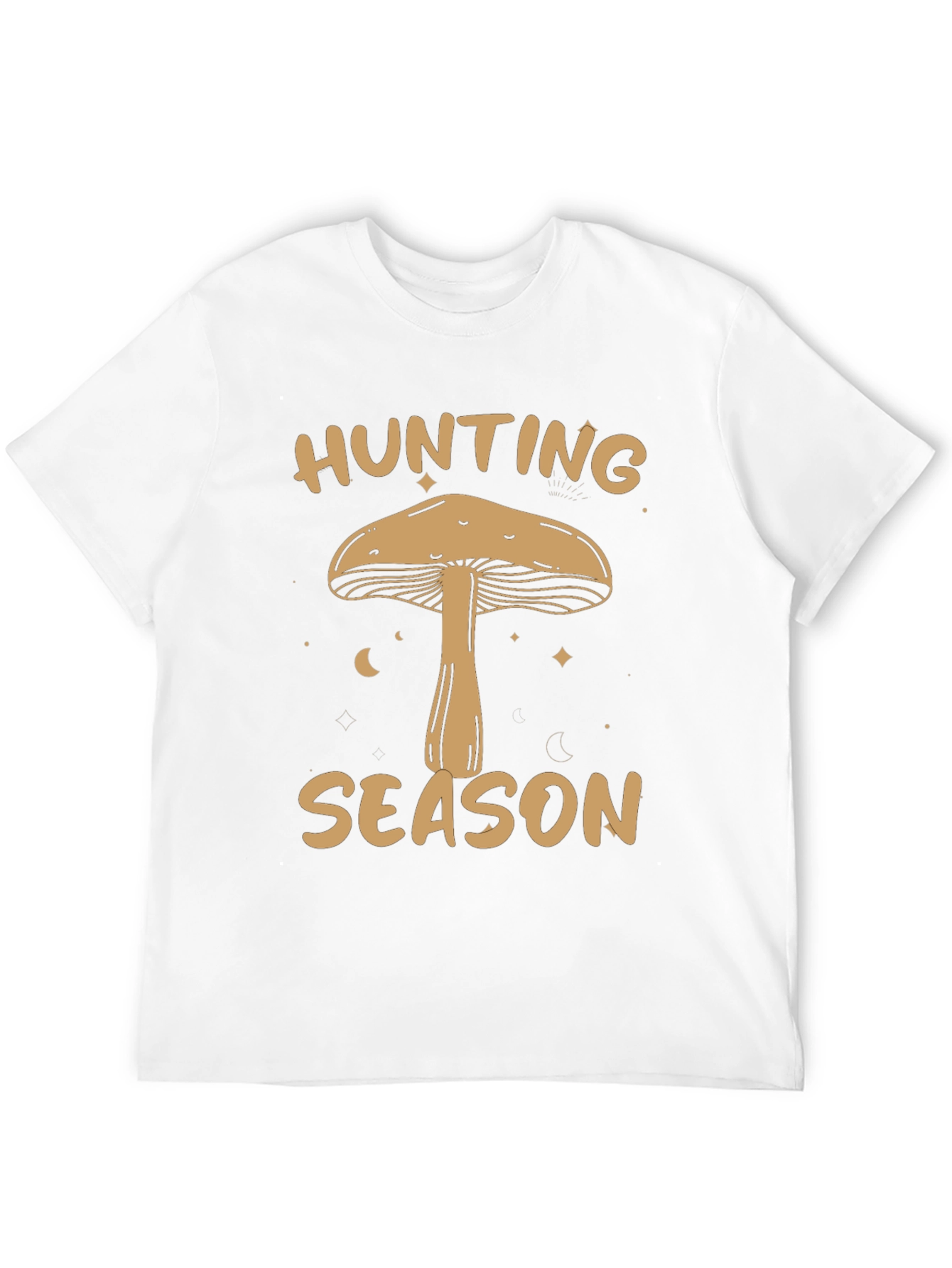 Black Mushroom Hunting Season Graphic T-Shirt view 12