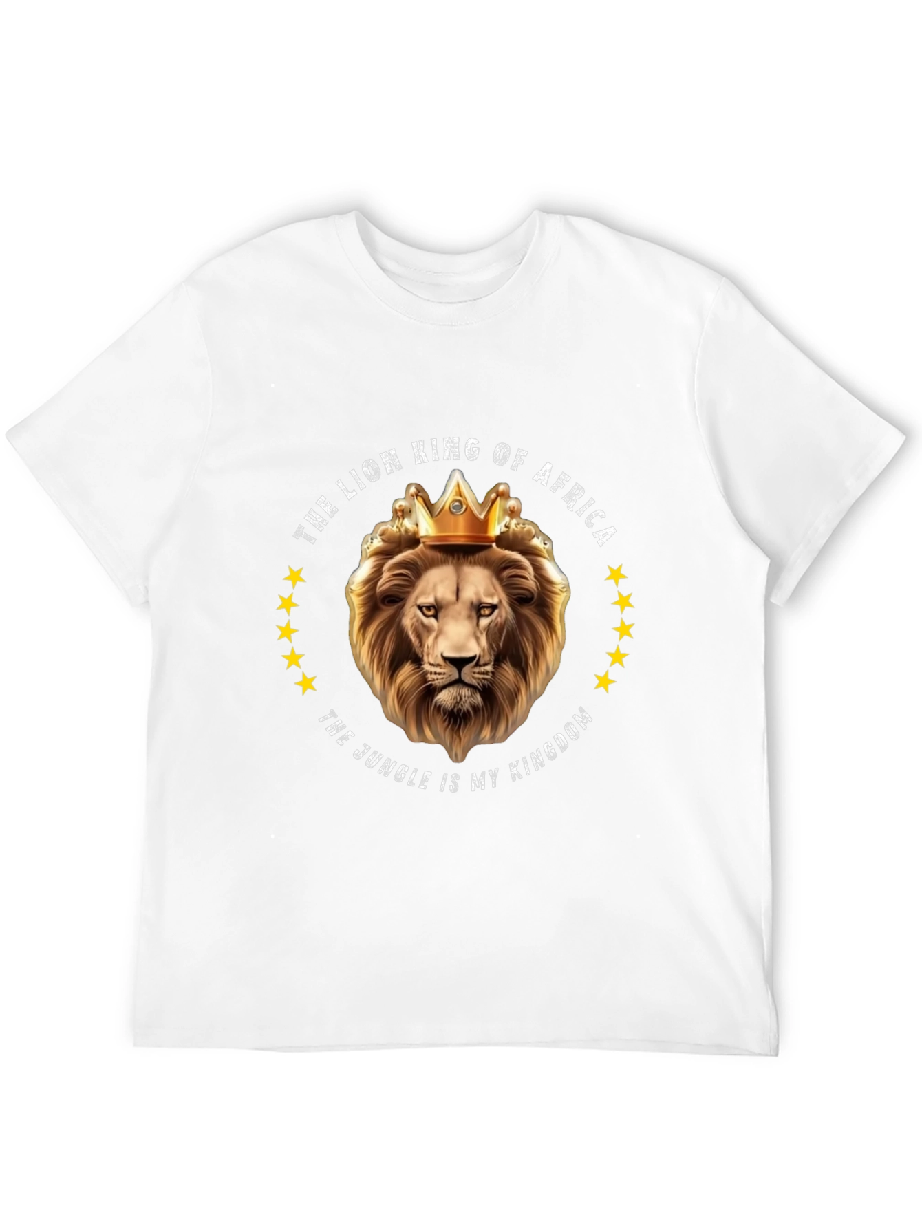 Black Lion King of Africa Graphic Tee view 12