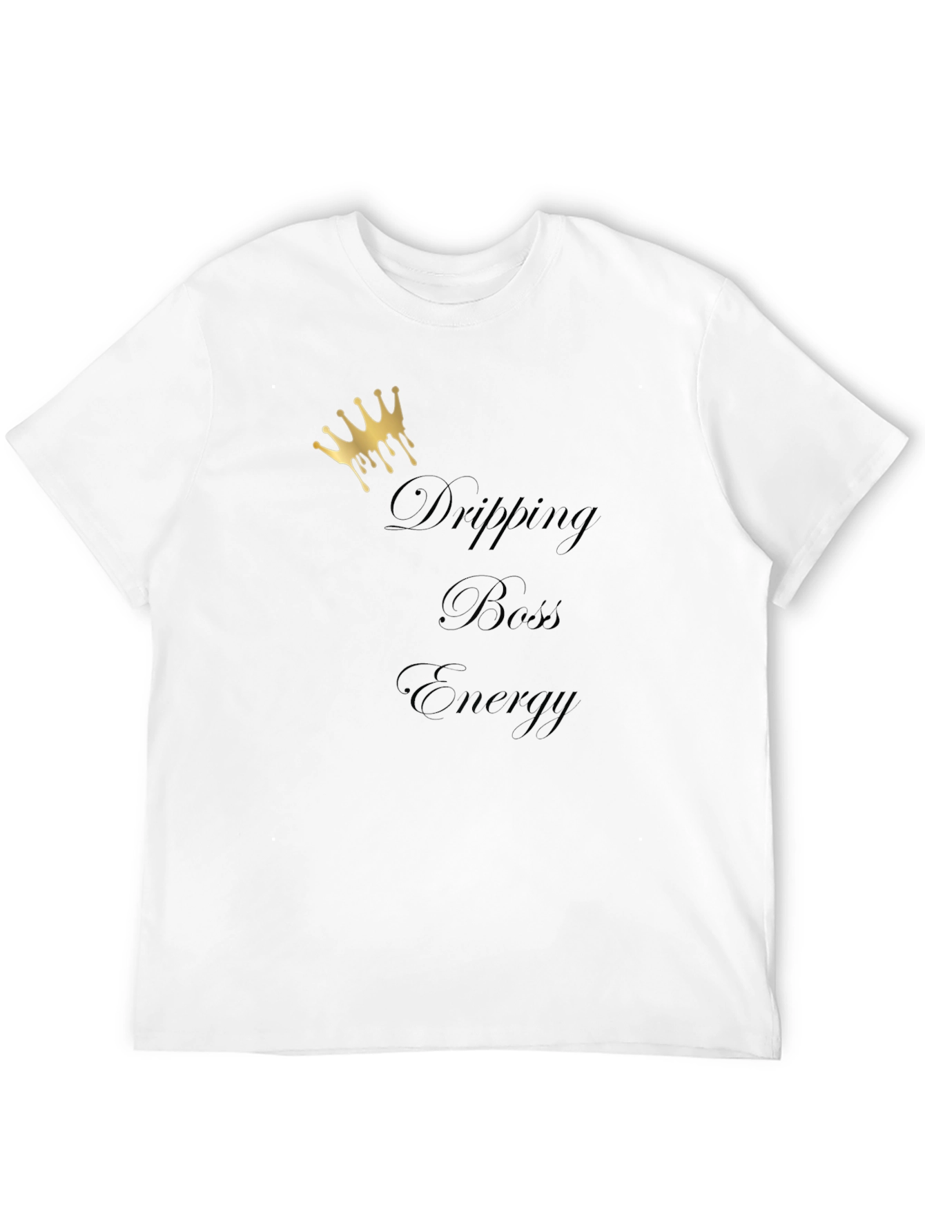 Black Dripping Boss Energy Black T-Shirt view 12