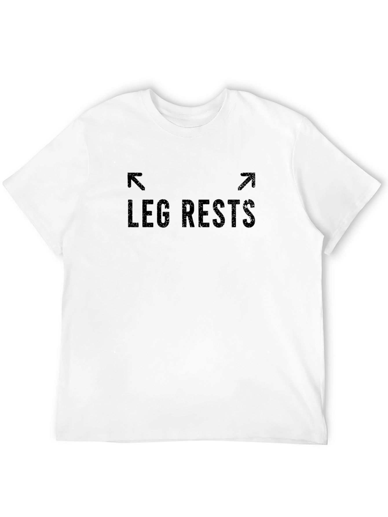 Black Leg Rests Graphic T-Shirt view 12