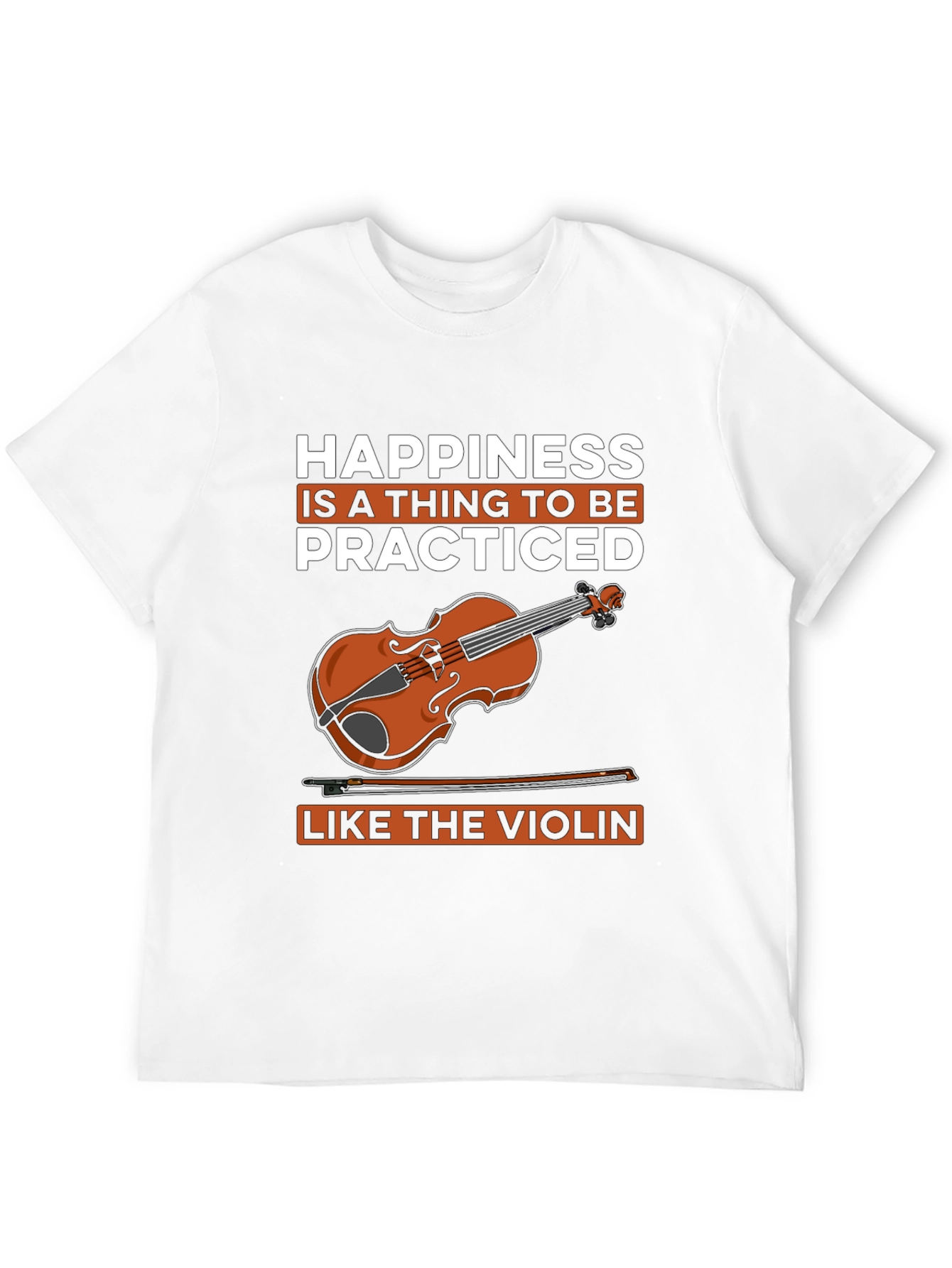 Black Happiness is Practiced Violin T-Shirt view 12