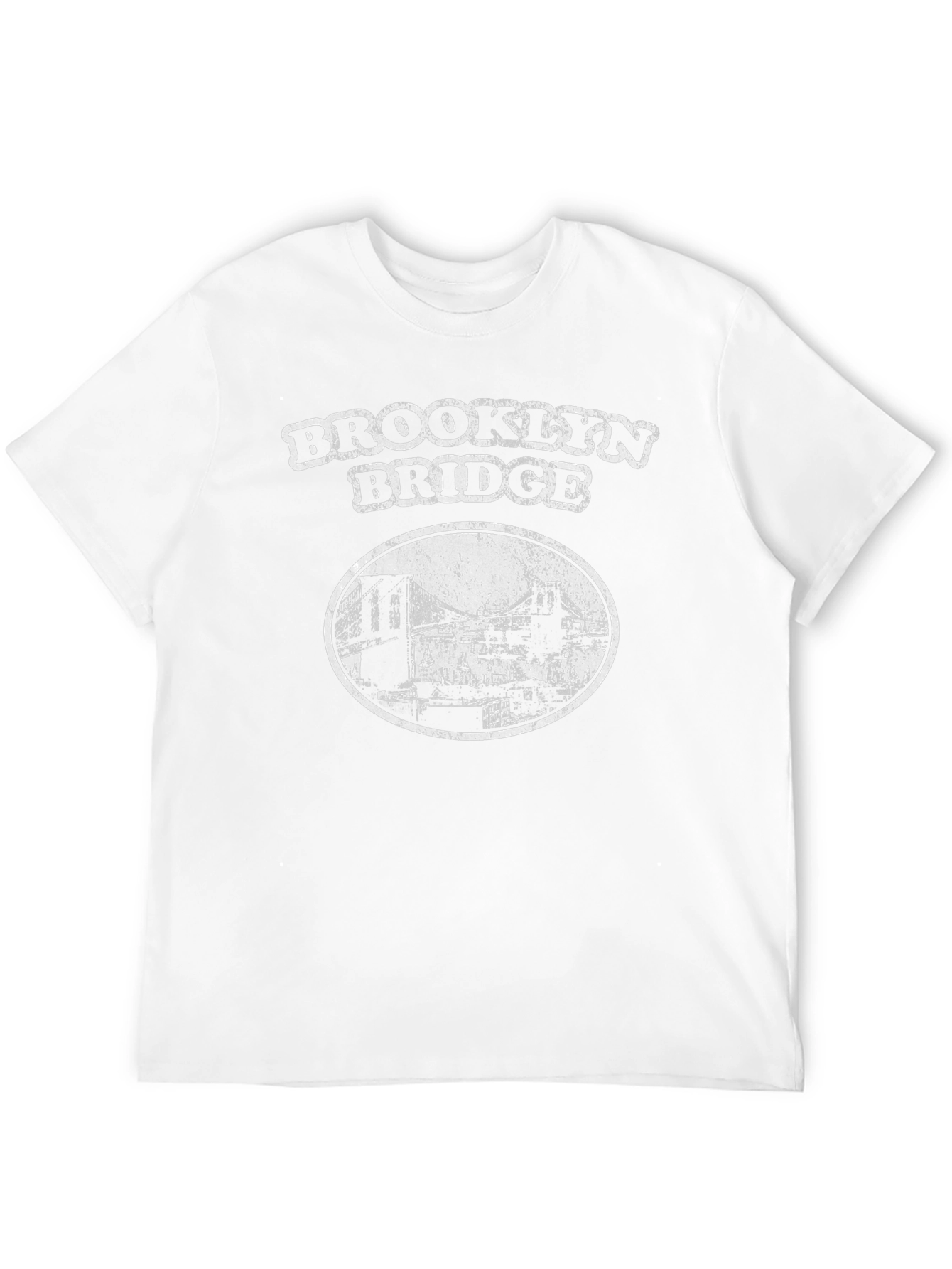 Black Brooklyn Bridge Graphic Tee - Black Cotton T-Shirt view 12