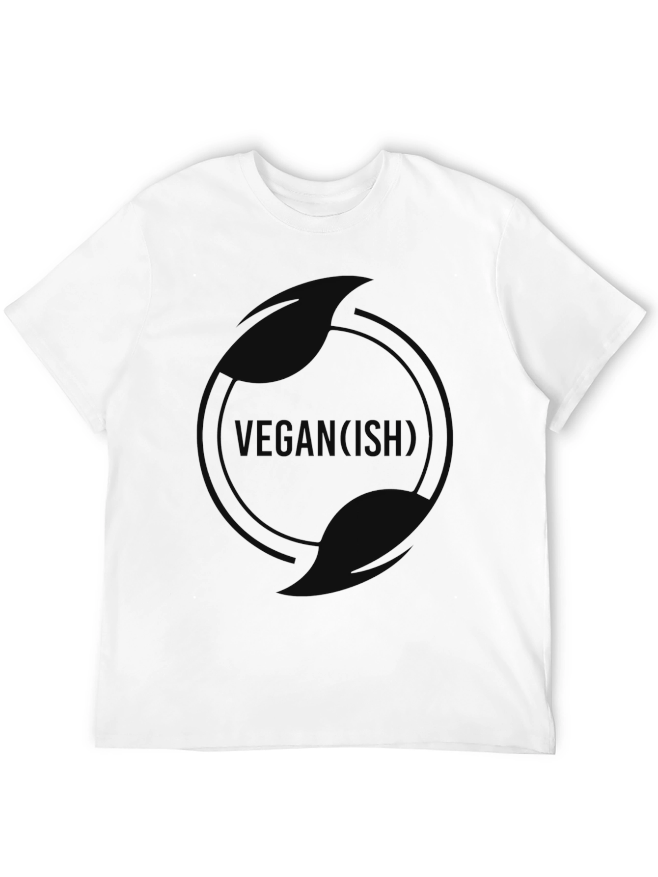 Black Vegan-ish Black T-Shirt view 12