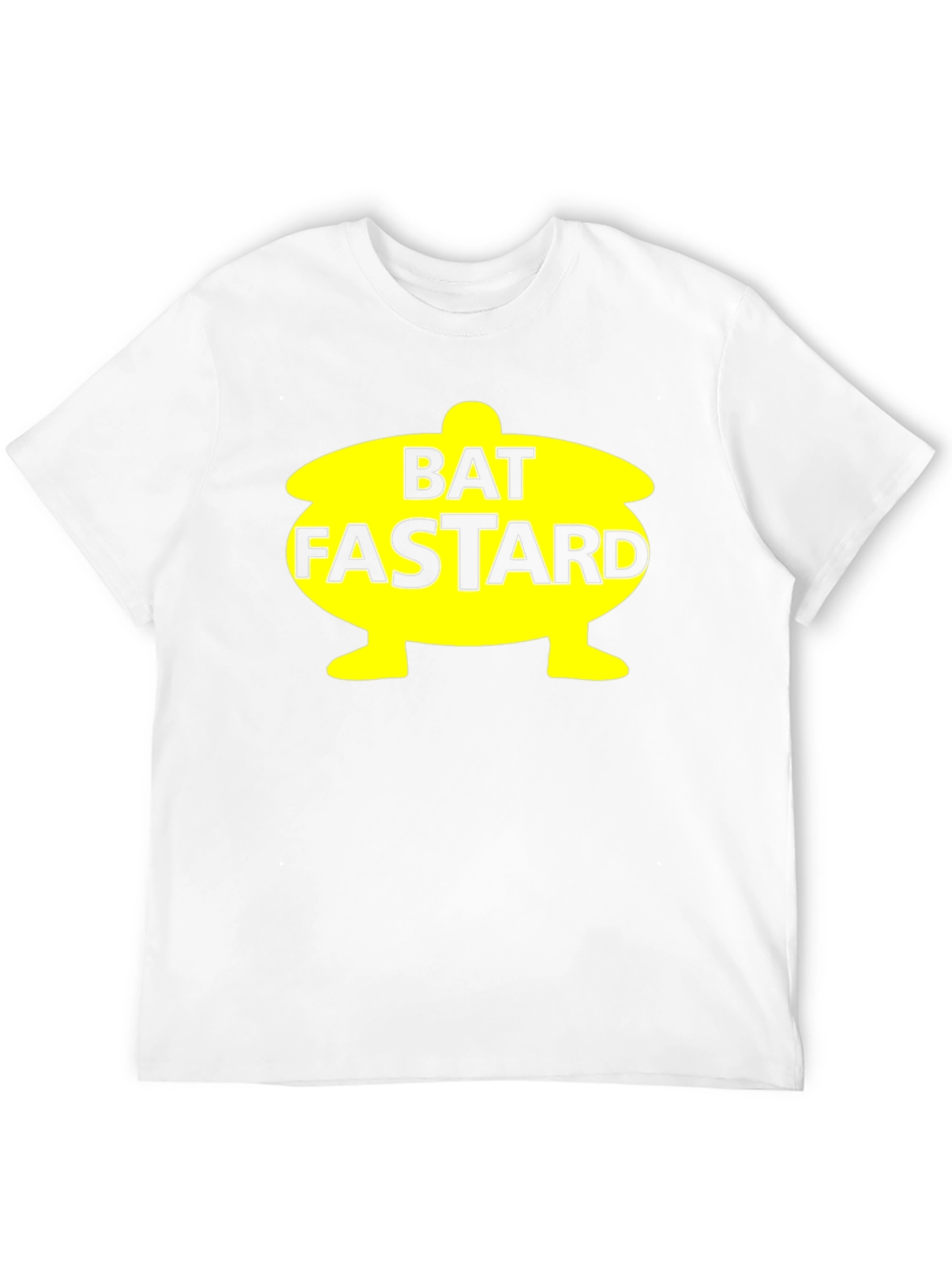 Black Bat Fastard T-Shirt - Novelty Graphic Tee view 12