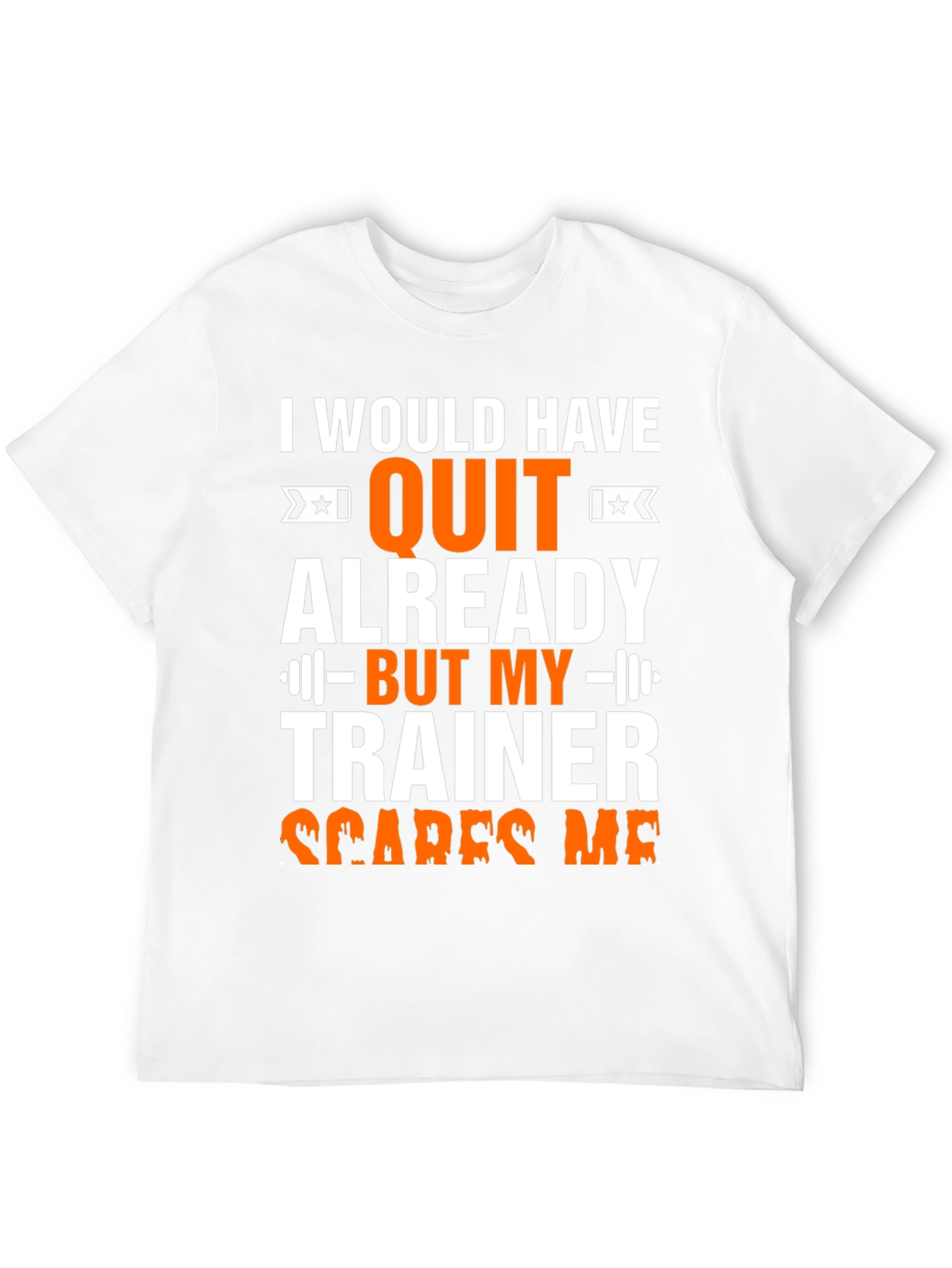 Black Funny Workout Trainer Graphic T-Shirt view 12