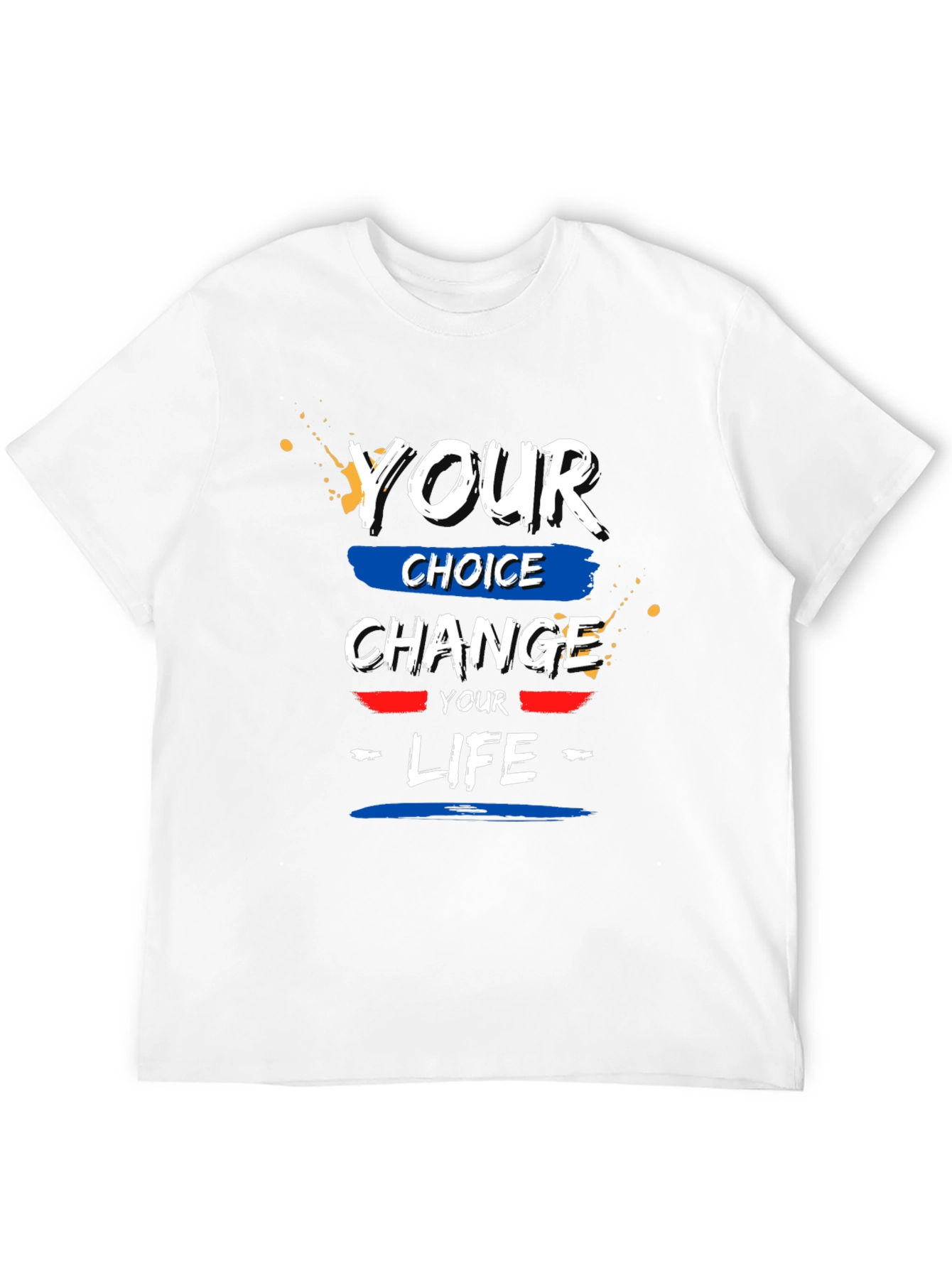 Black Your Choice Change Your Life Black T-Shirt view 12