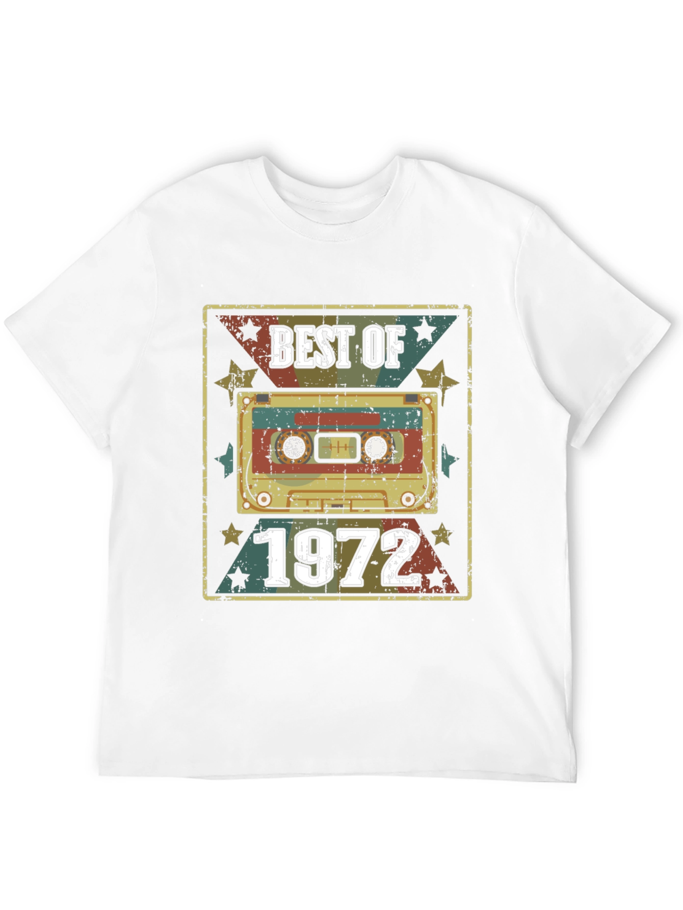 Black Best of 1972 Cassette Tape Graphic Tee view 12