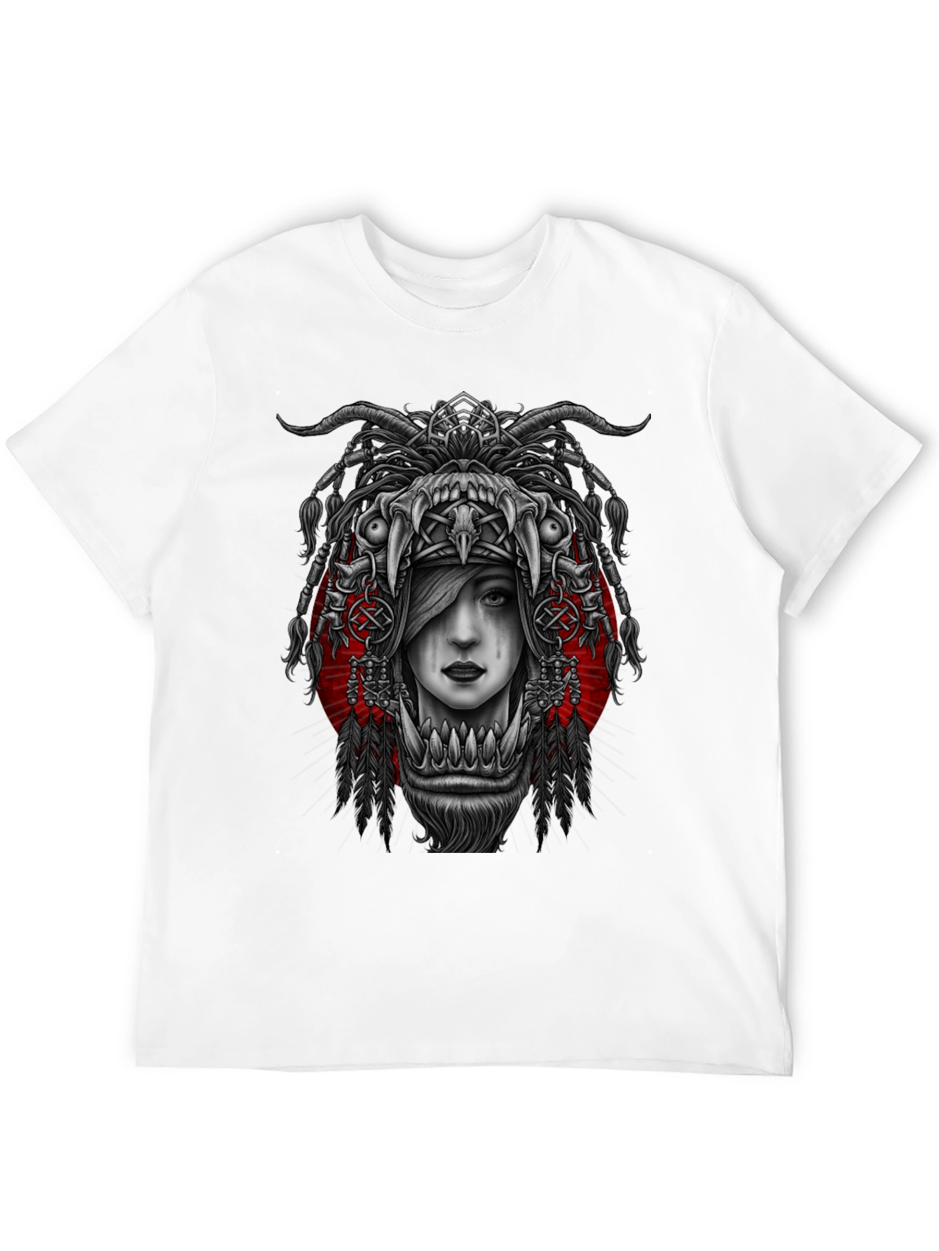 Black Tribal Queen Graphic Tee view 12