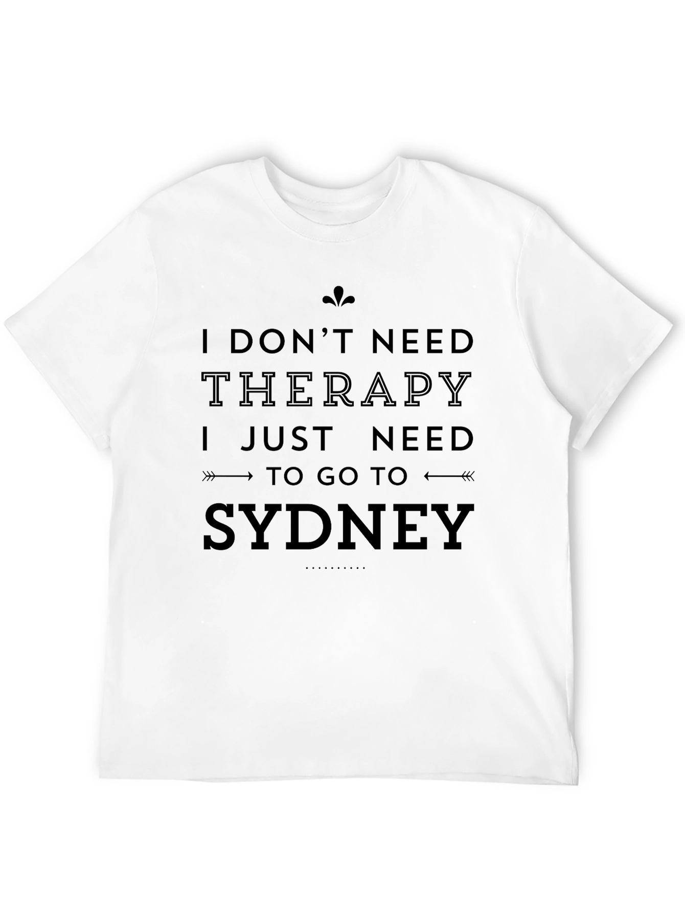 Black Sydney Therapy T-Shirt view 12