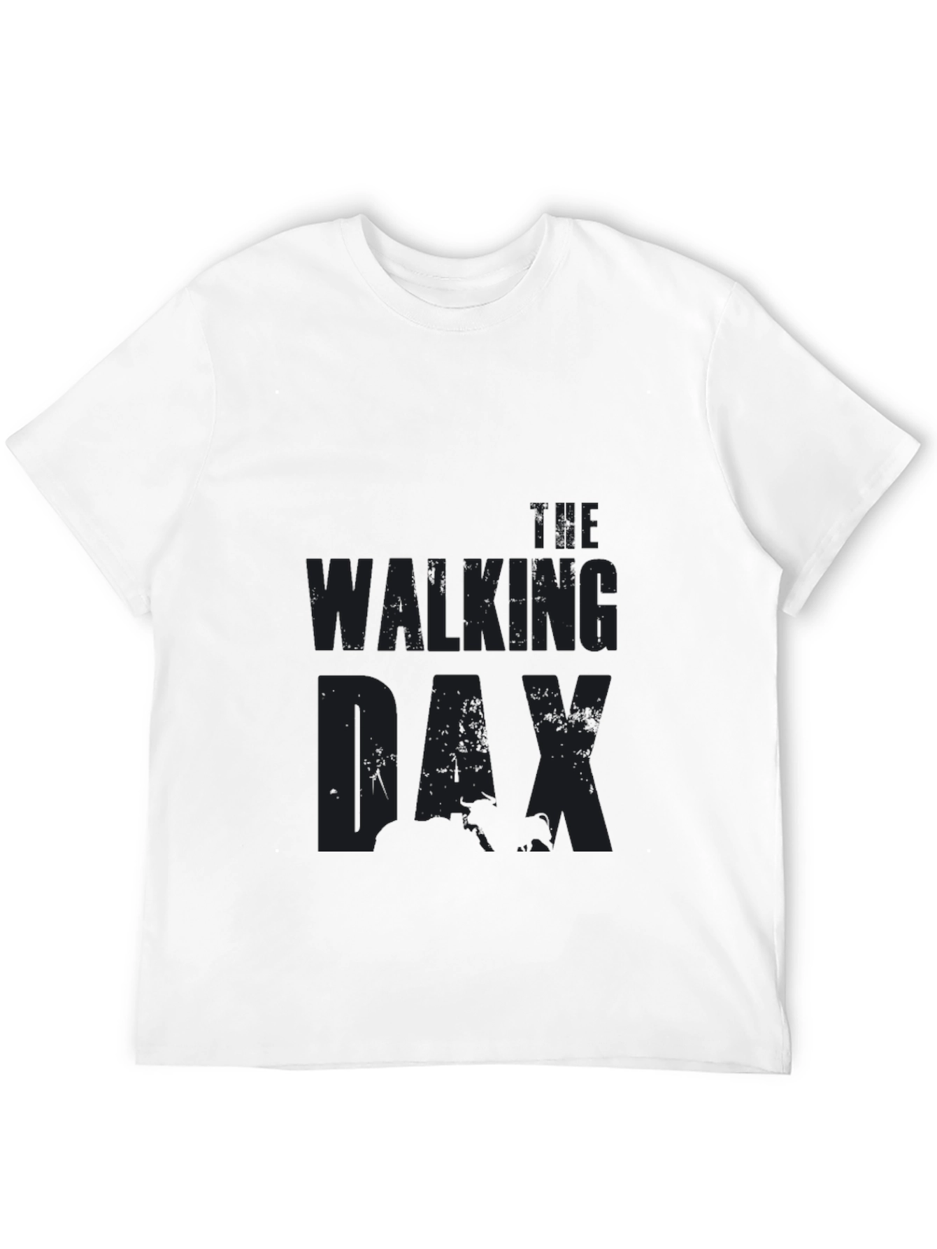 Black Walking DAX Black T-Shirt view 12