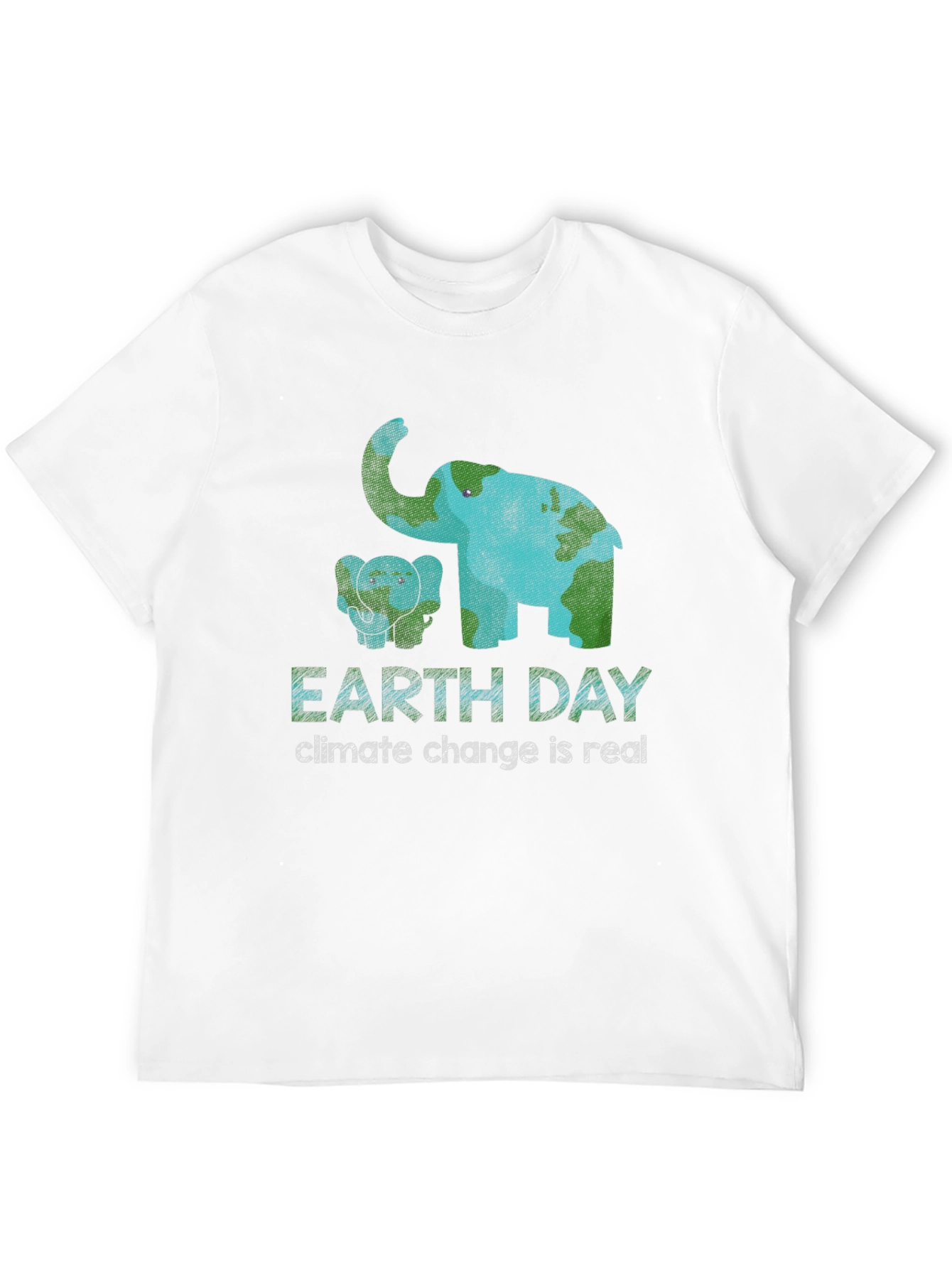 Black Earth Day Climate Change Awareness T-Shirt view 12