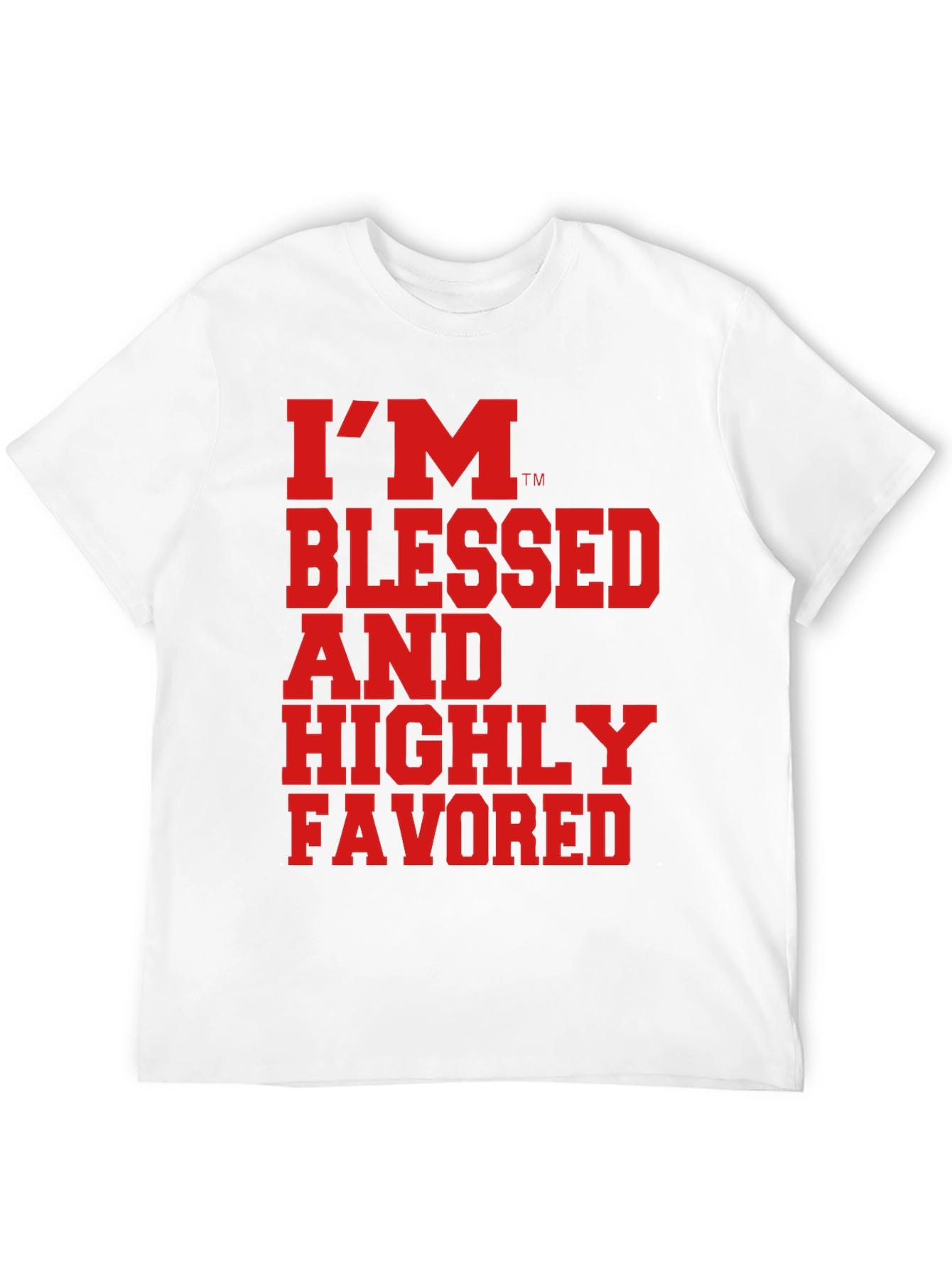 Black Blessed and Highly Favored Graphic Tee - Black view 12