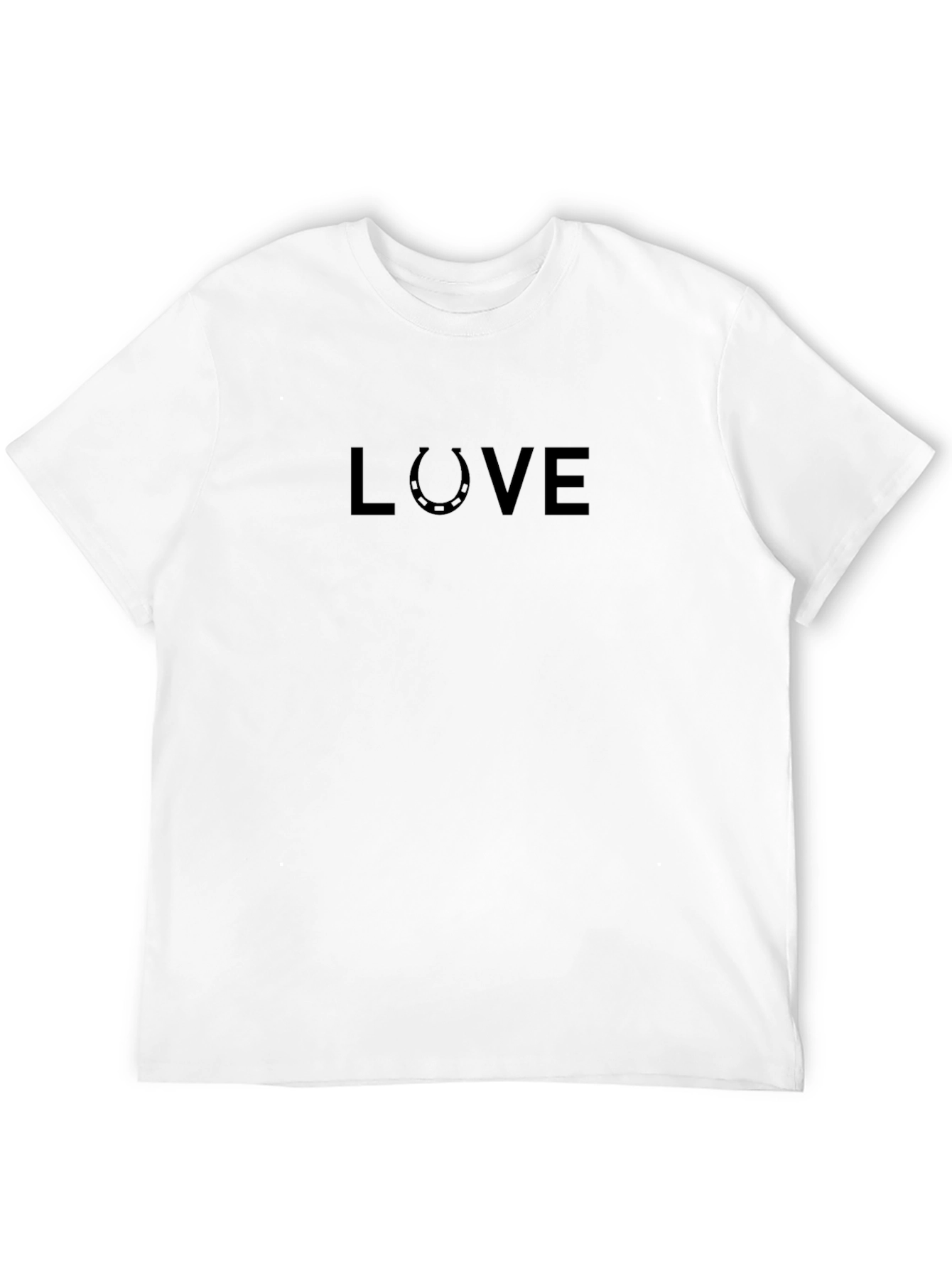 Love Horseshoe Graphic Tee - Black - 12