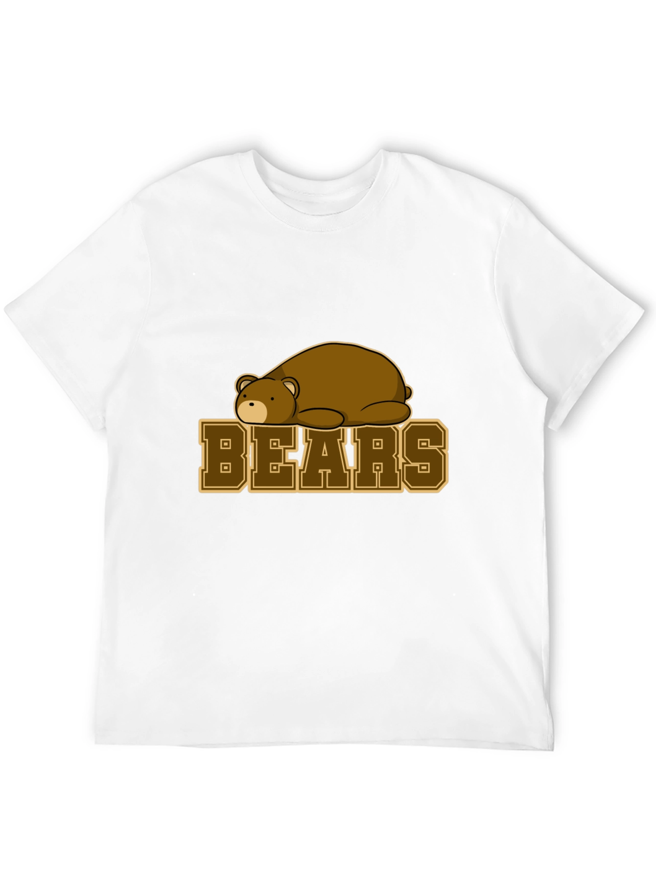 Black Bears Graphic T-Shirt - Black Cotton Tee view 12