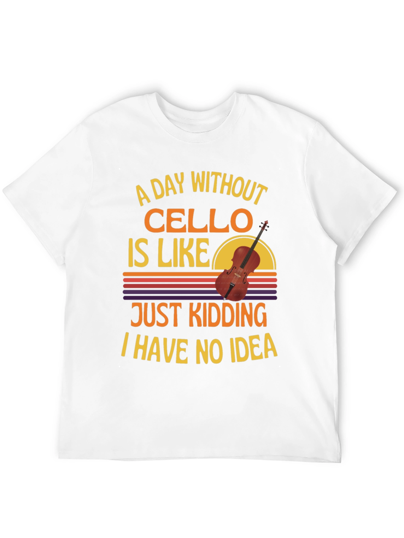 Black Cello Player Graphic T-Shirt view 12