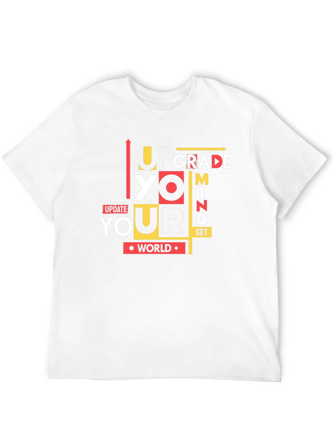 Black Upgrade Your Mindset Graphic T-Shirt view 12