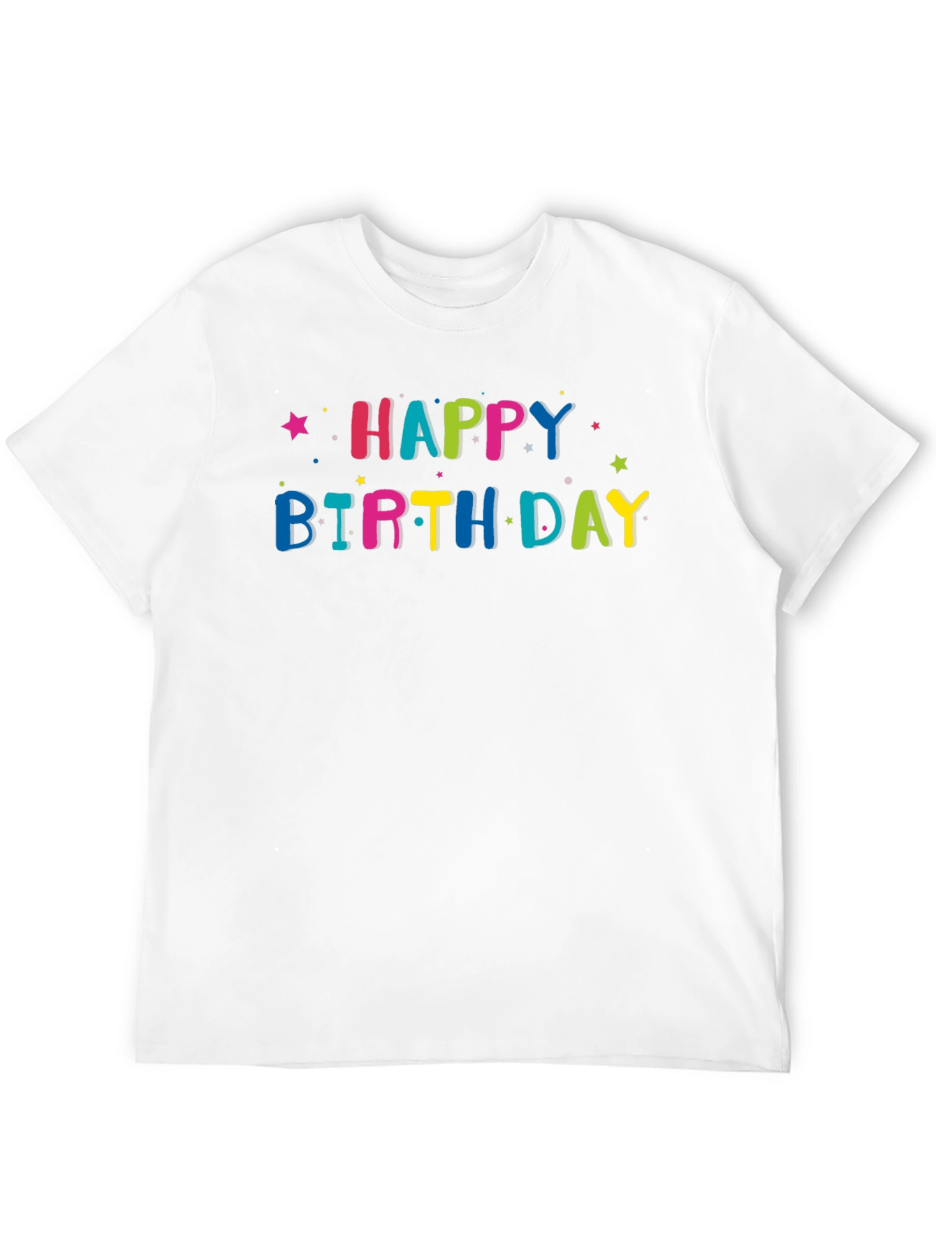 Happy Birthday Graphic Tee - Black - 12