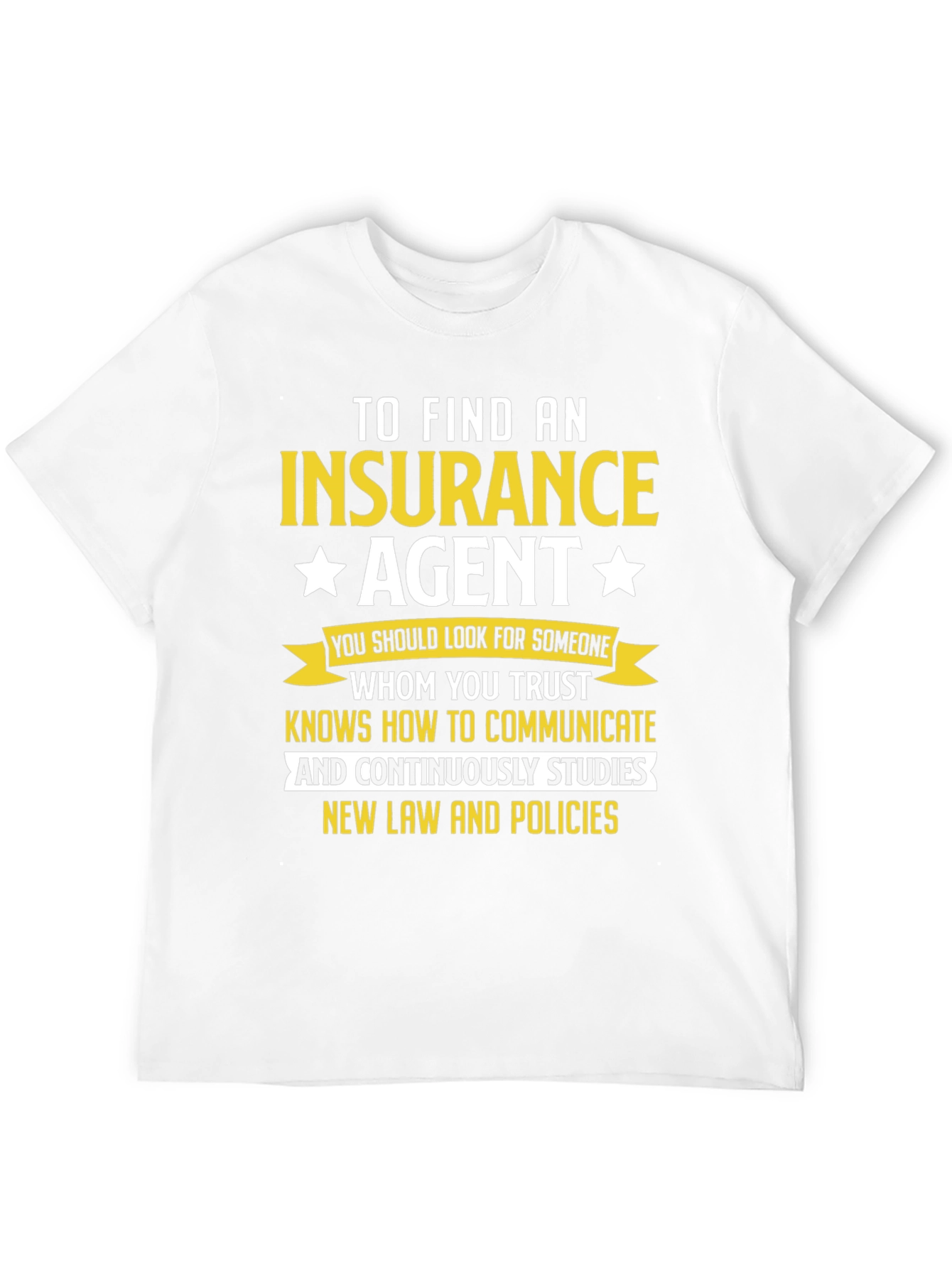 Black Insurance Agent T-Shirt: Trustworthy Communication Design view 12