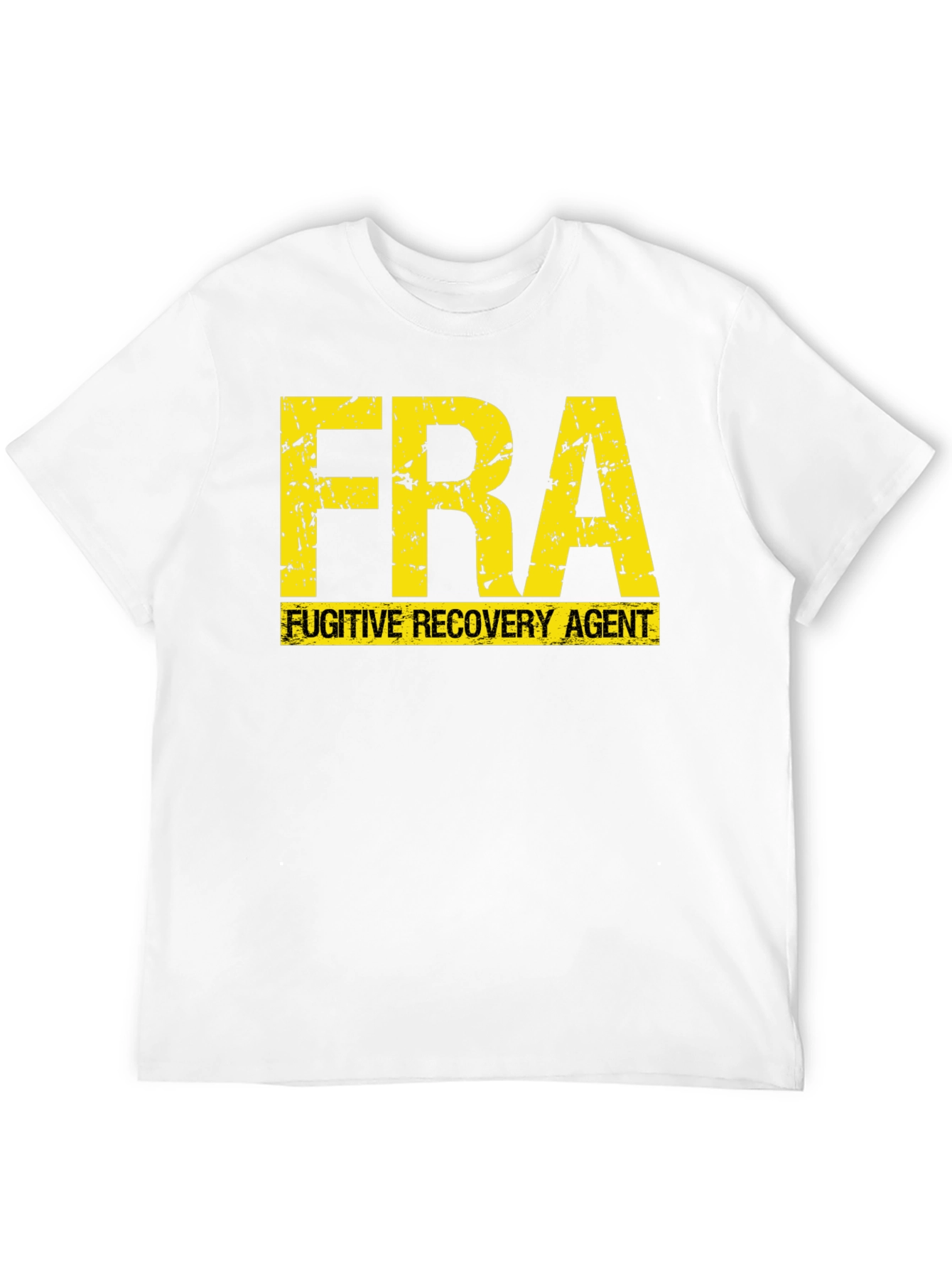 Black Fugitive Recovery Agent Graphic Tee view 12