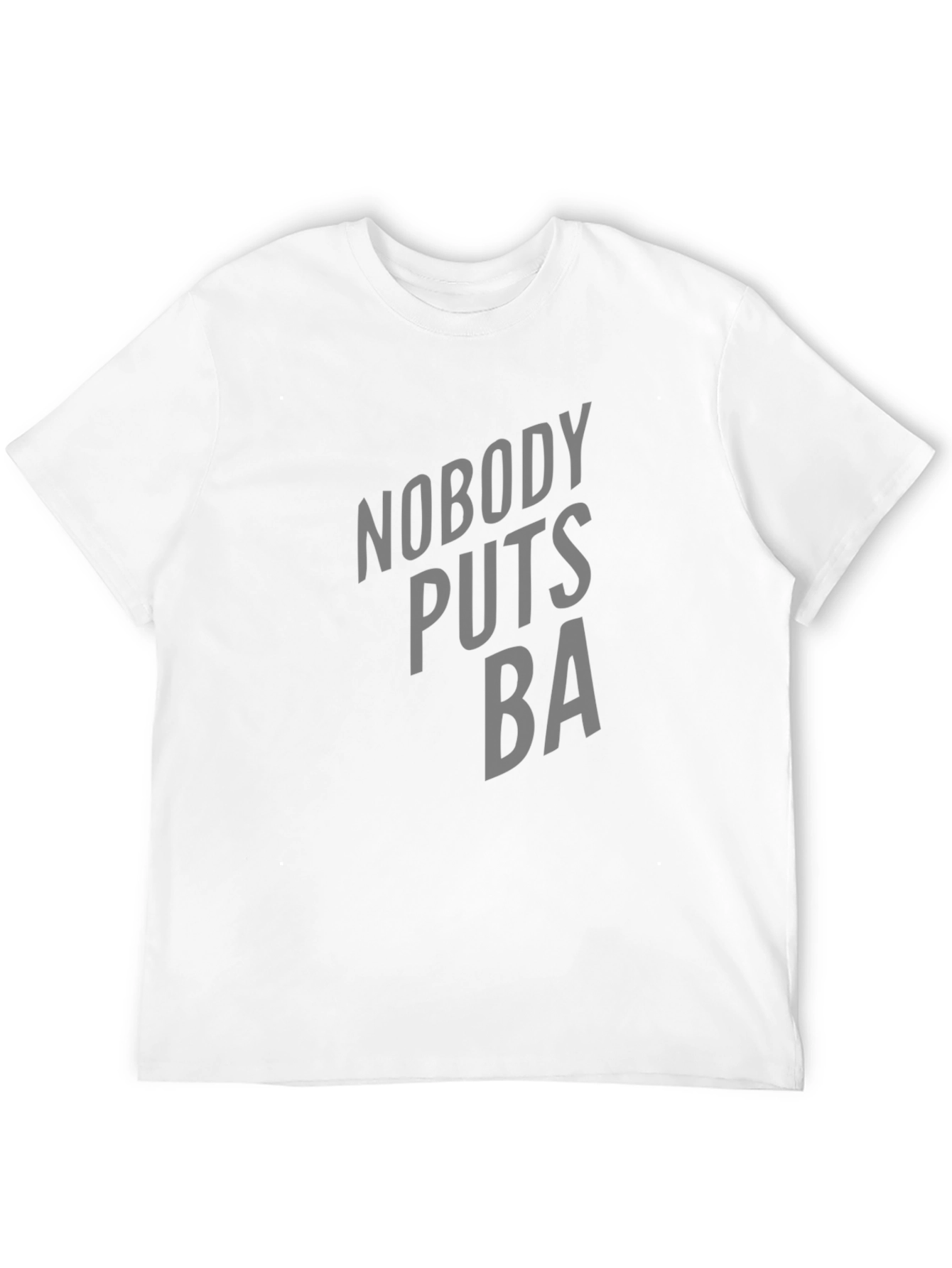 Black Nobody Puts BA T-Shirt - Classic Movie Tee view 12