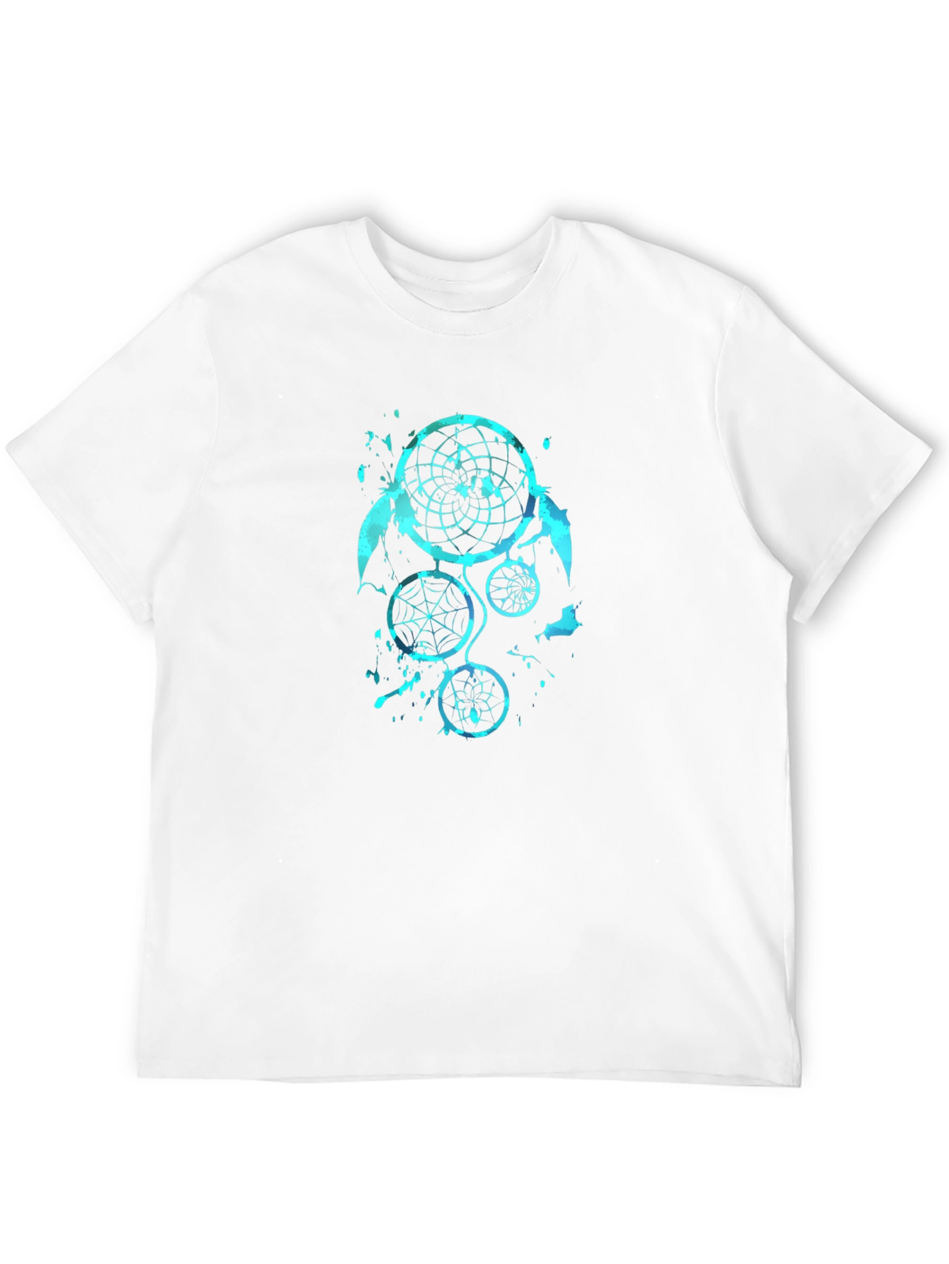 Black Dreamcatcher Graphic Black Tee Shirt view 12