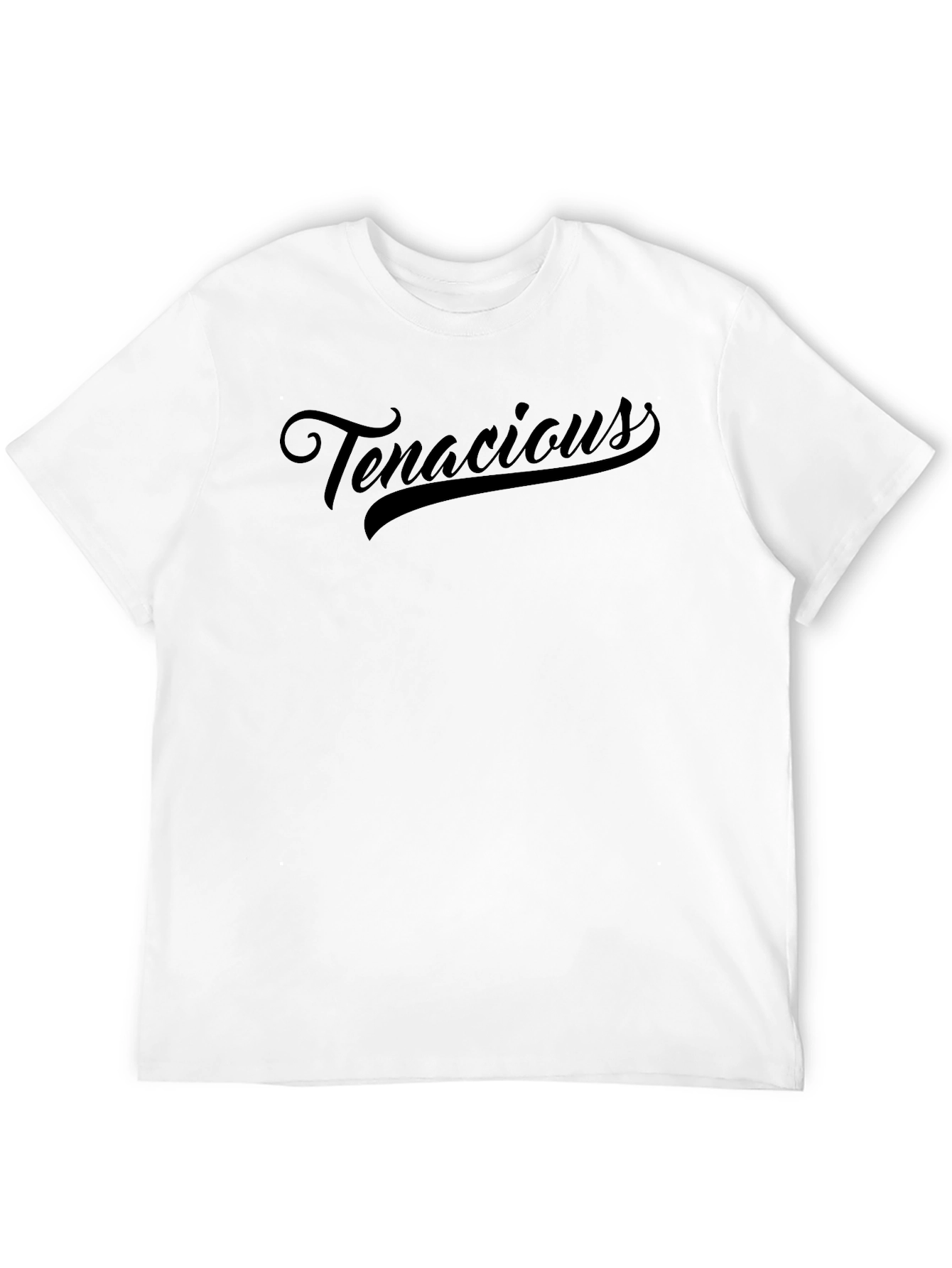 Black Tenacious Graphic Tee - Classic Black T-Shirt view 12