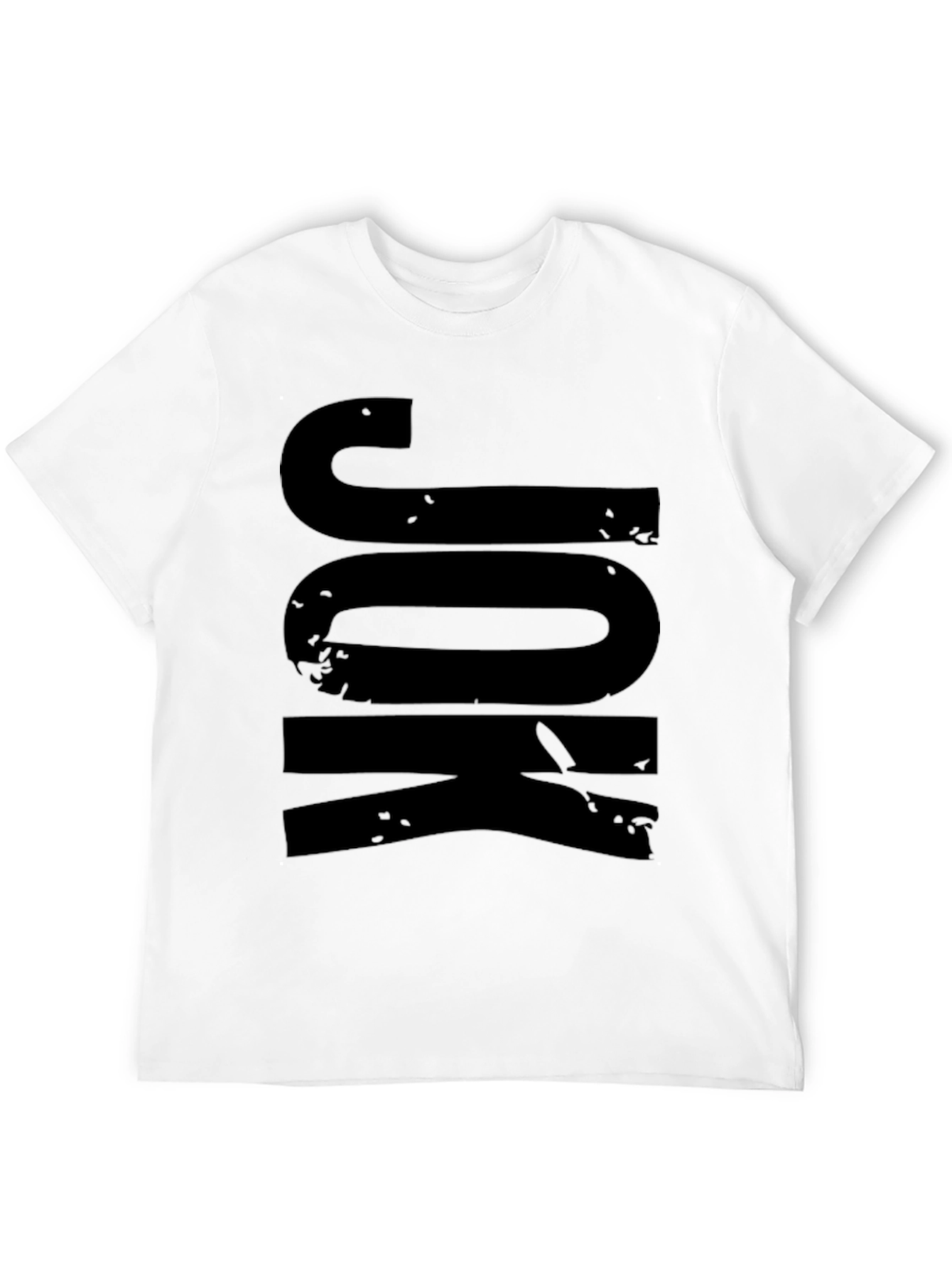 Black JOK Graphic Print Crew Neck T-Shirt view 12
