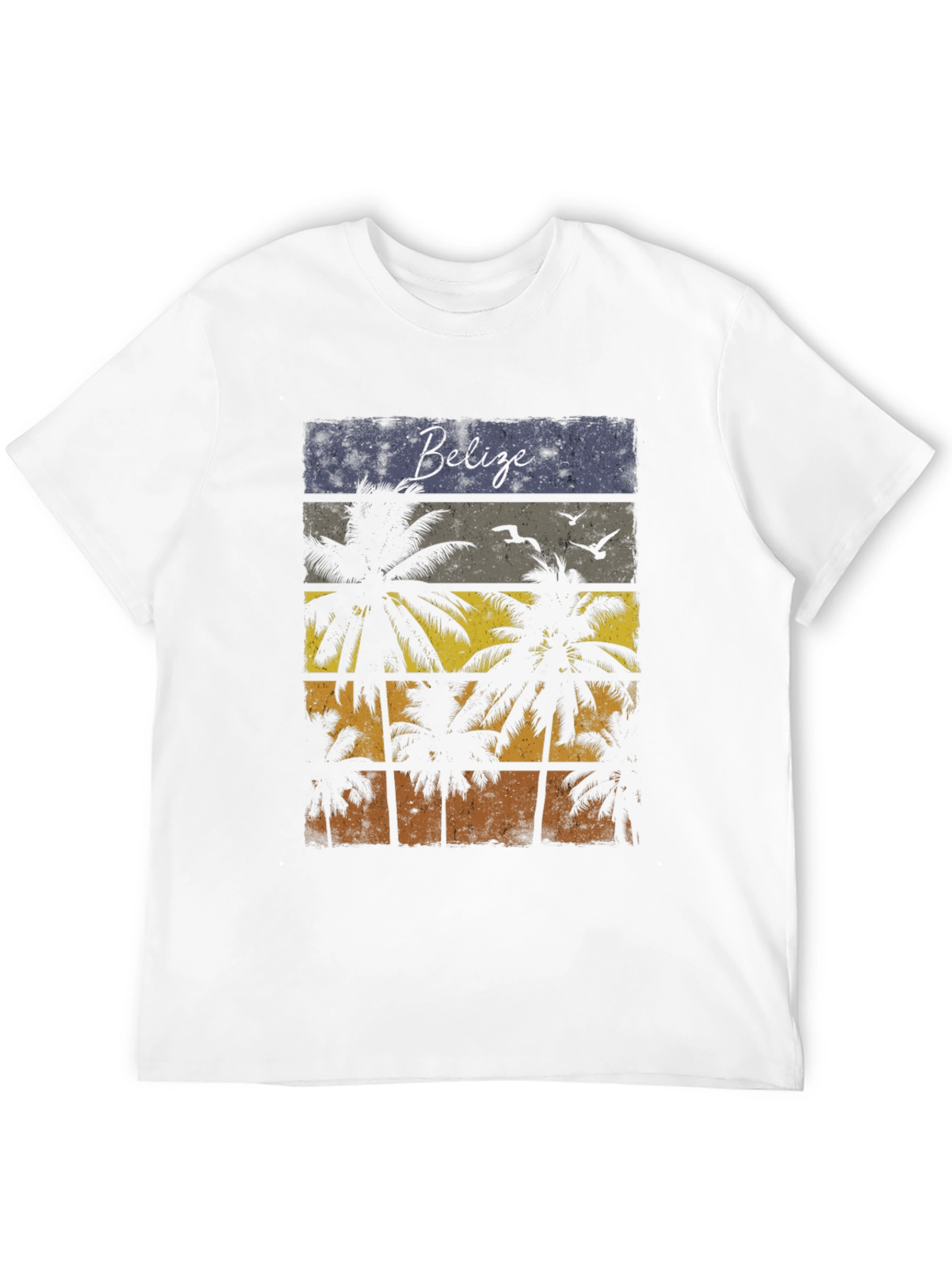 Belize Palm Tree Graphic T-Shirt - 12