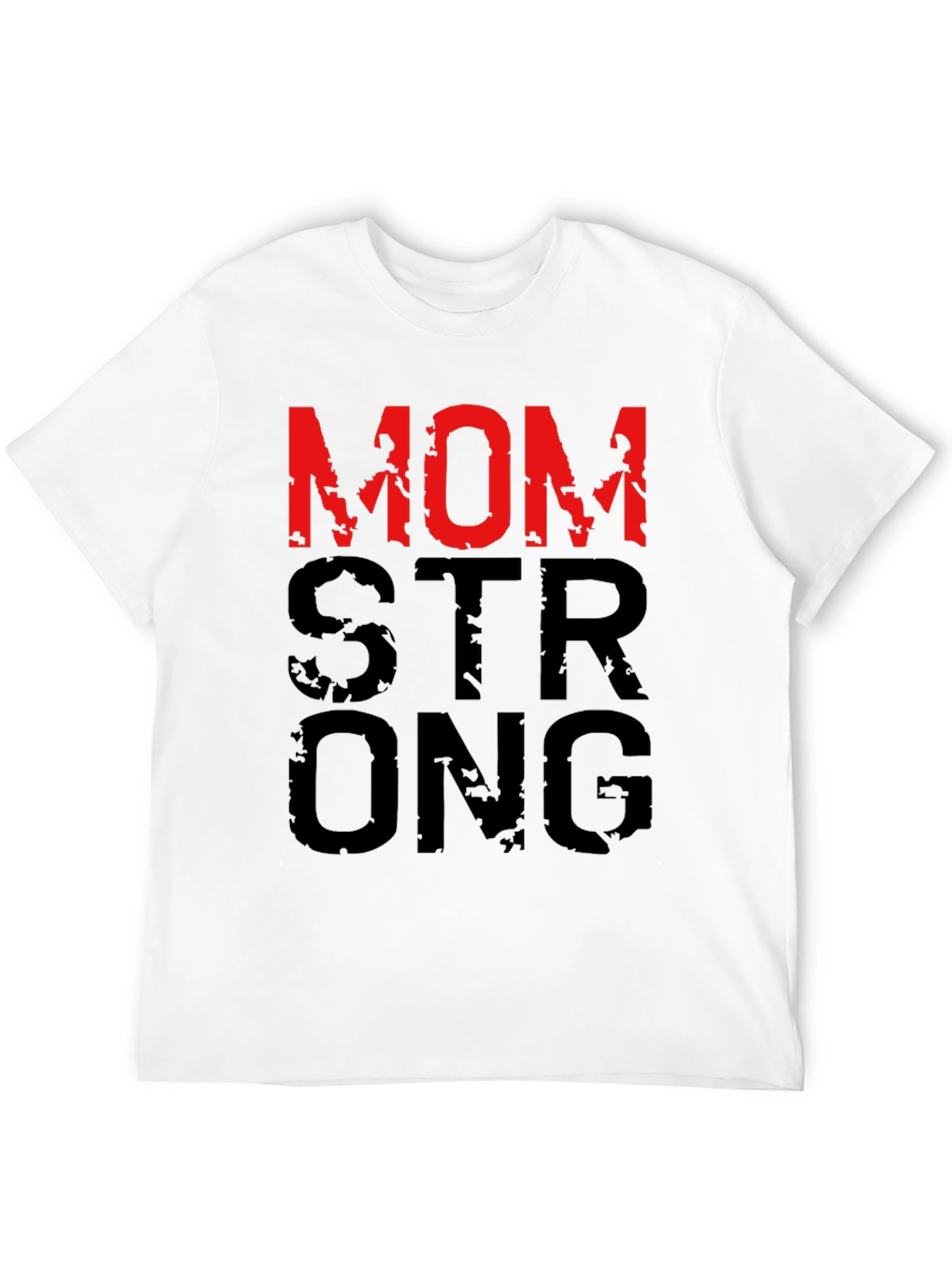 Mom Strong Graphic T-Shirt - Black - 12