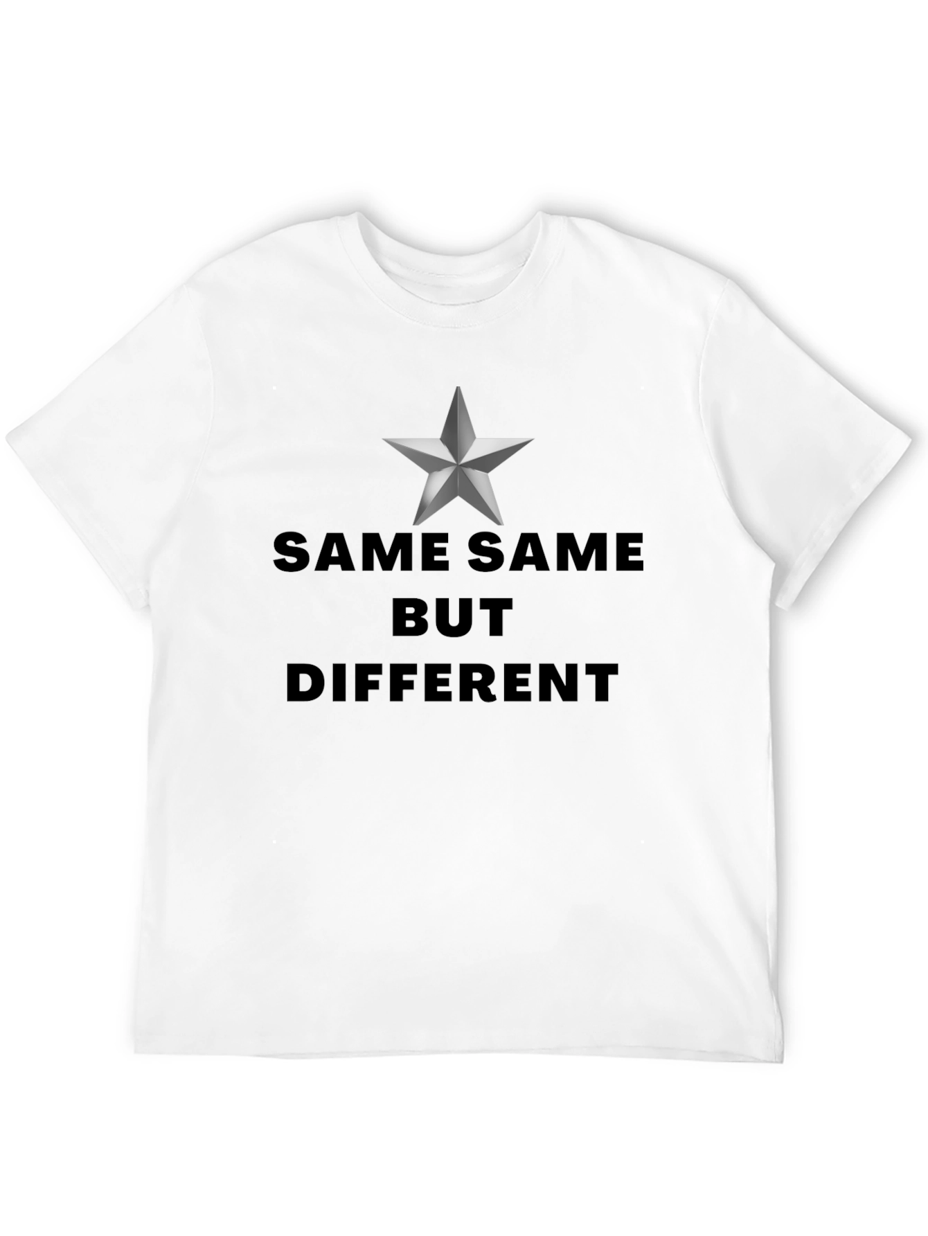 Black Same Same But Different Graphic Tee - Black Cotton Blend view 12