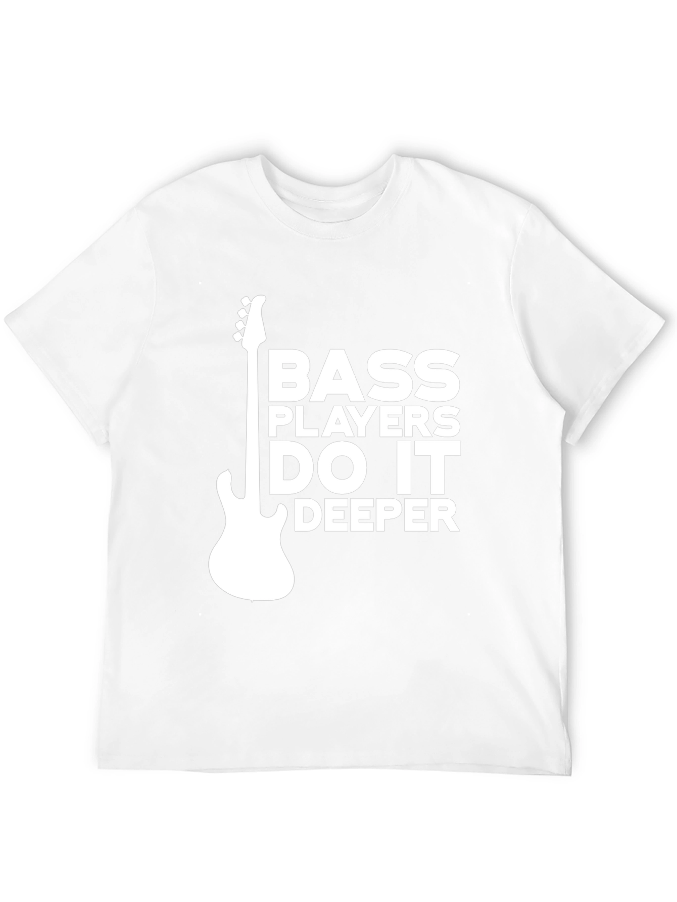 Black Bass Players Do It Deeper Graphic T-Shirt view 12