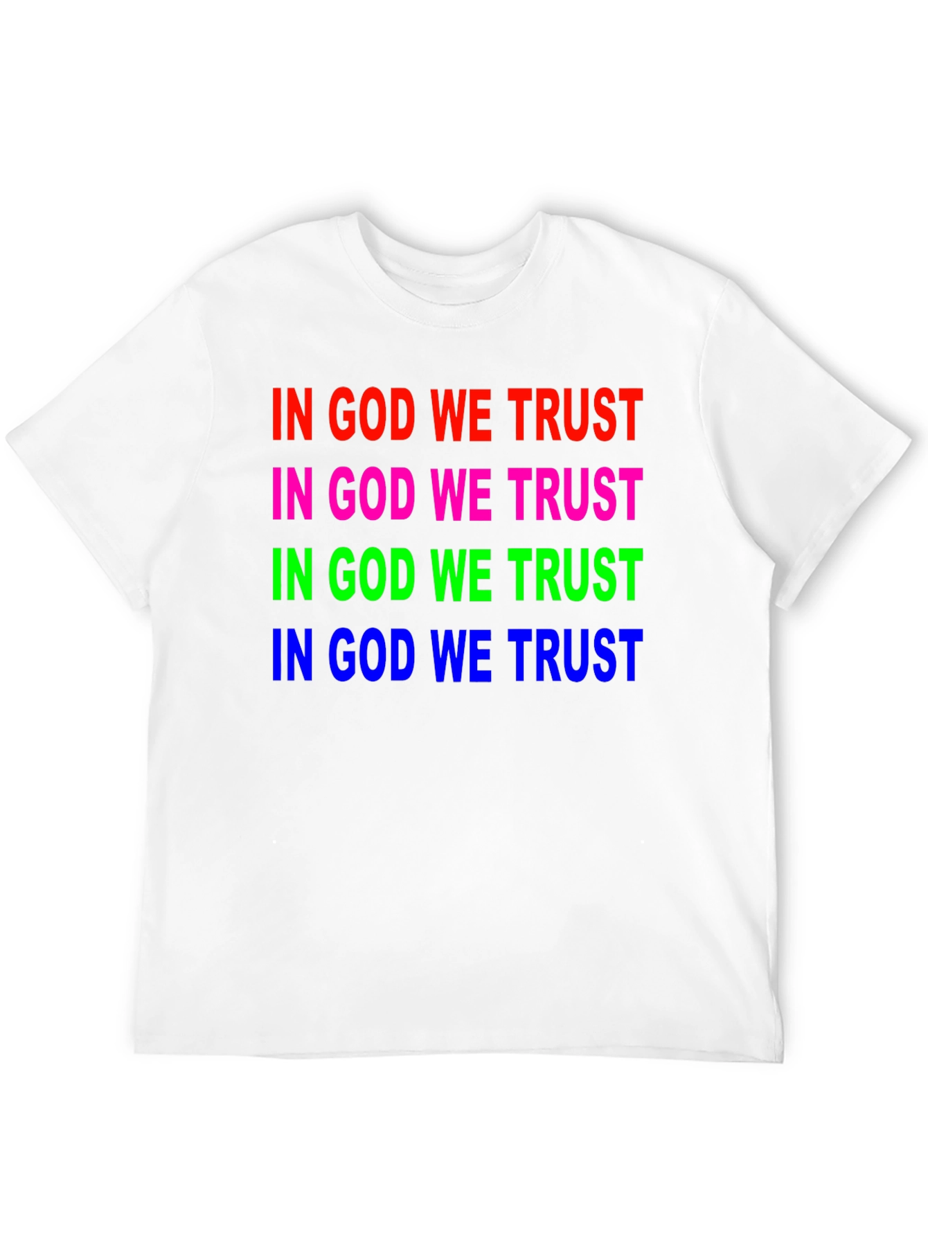 Black In God We Trust Graphic T-Shirt - Unisex view 12