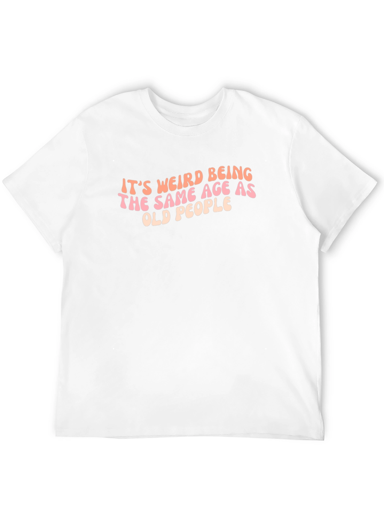 Black Funny "Old People" Graphic Tee view 12