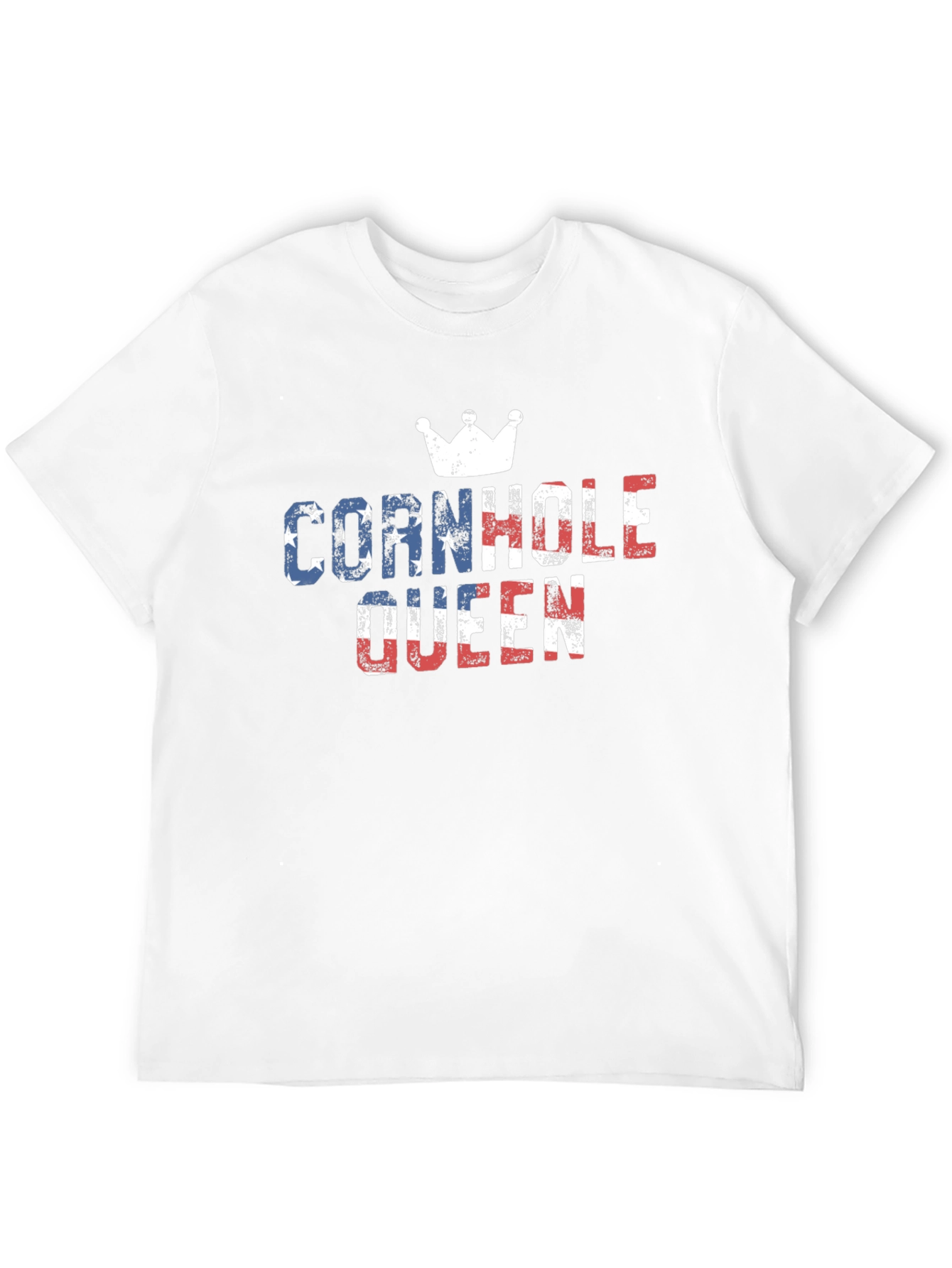 Black Cornhole Queen Patriotic T-Shirt view 12