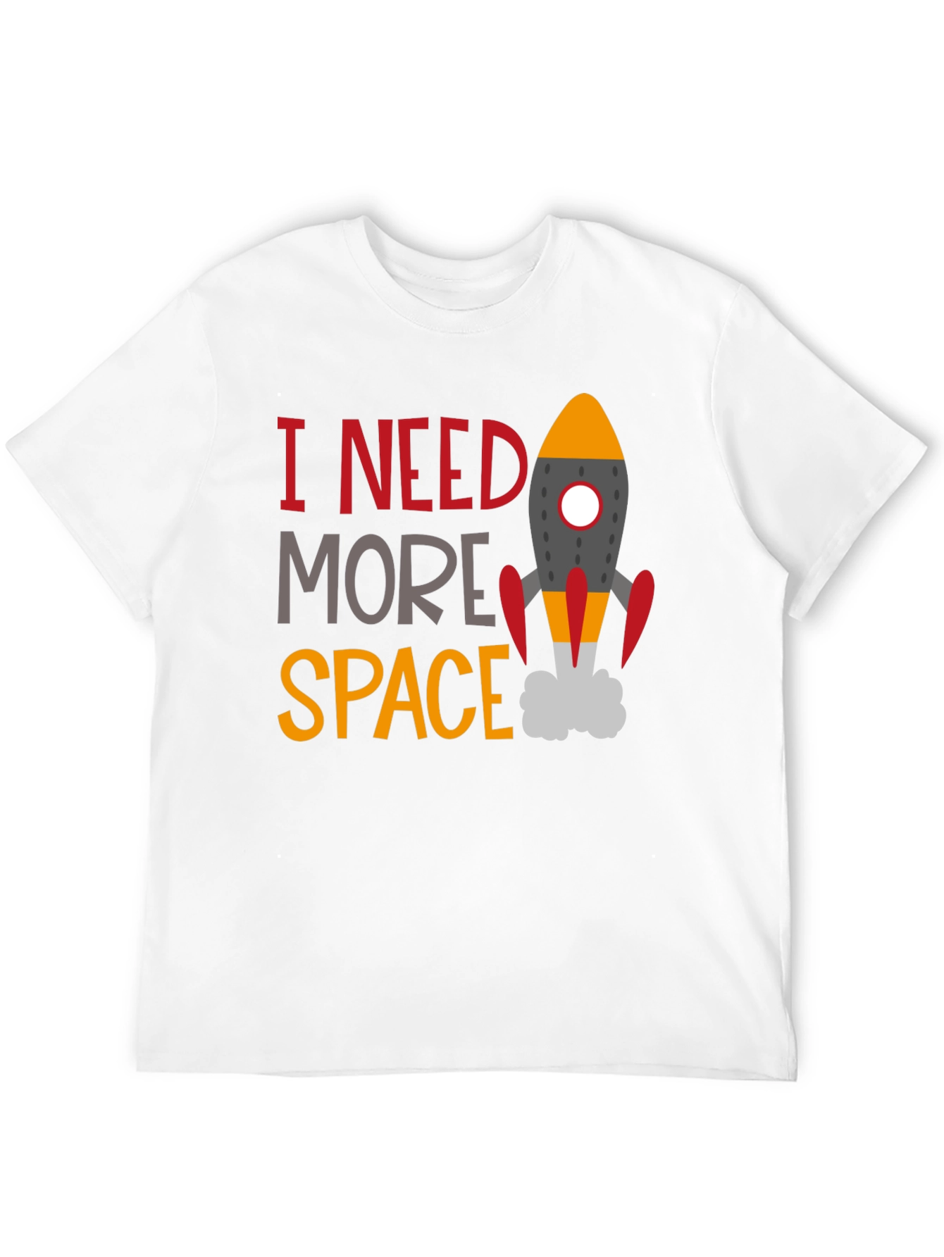 Black I Need More Space Graphic Tee - Astronomy T-Shirt view 12
