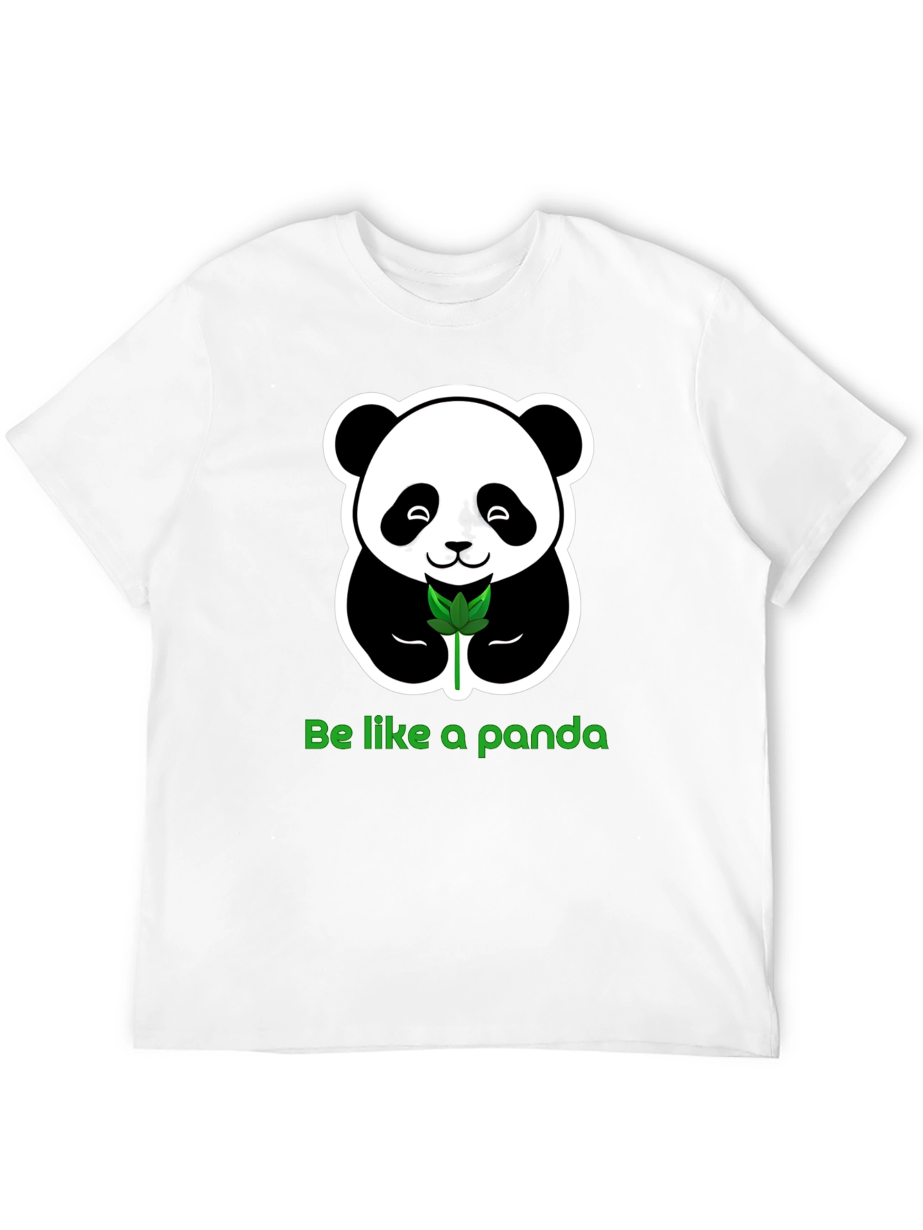 Black Be Like a Panda Graphic Tee - Relaxed Fit view 12