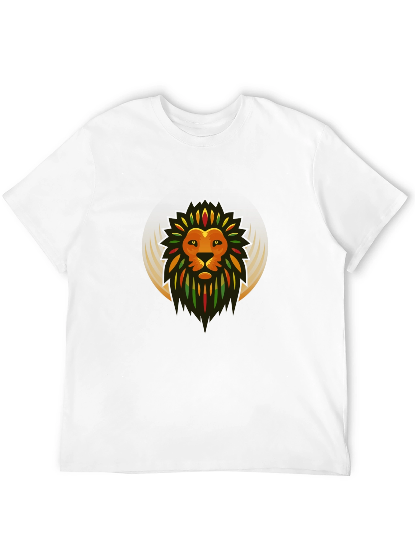 Black Rasta Lion Graphic Tee - Stylish Black T-Shirt view 12