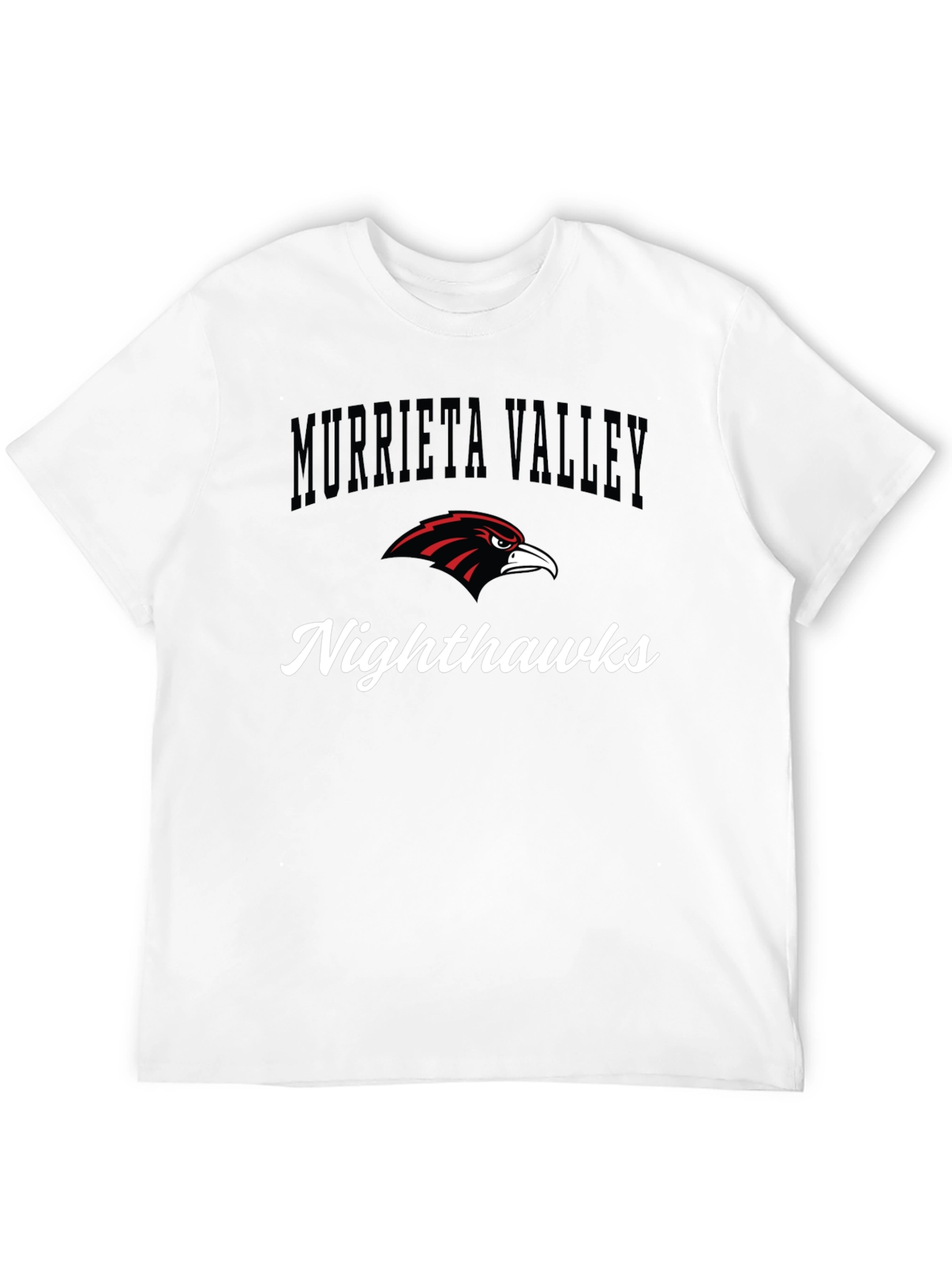 Black Murrieta Valley Nighthawks Black T-Shirt view 12