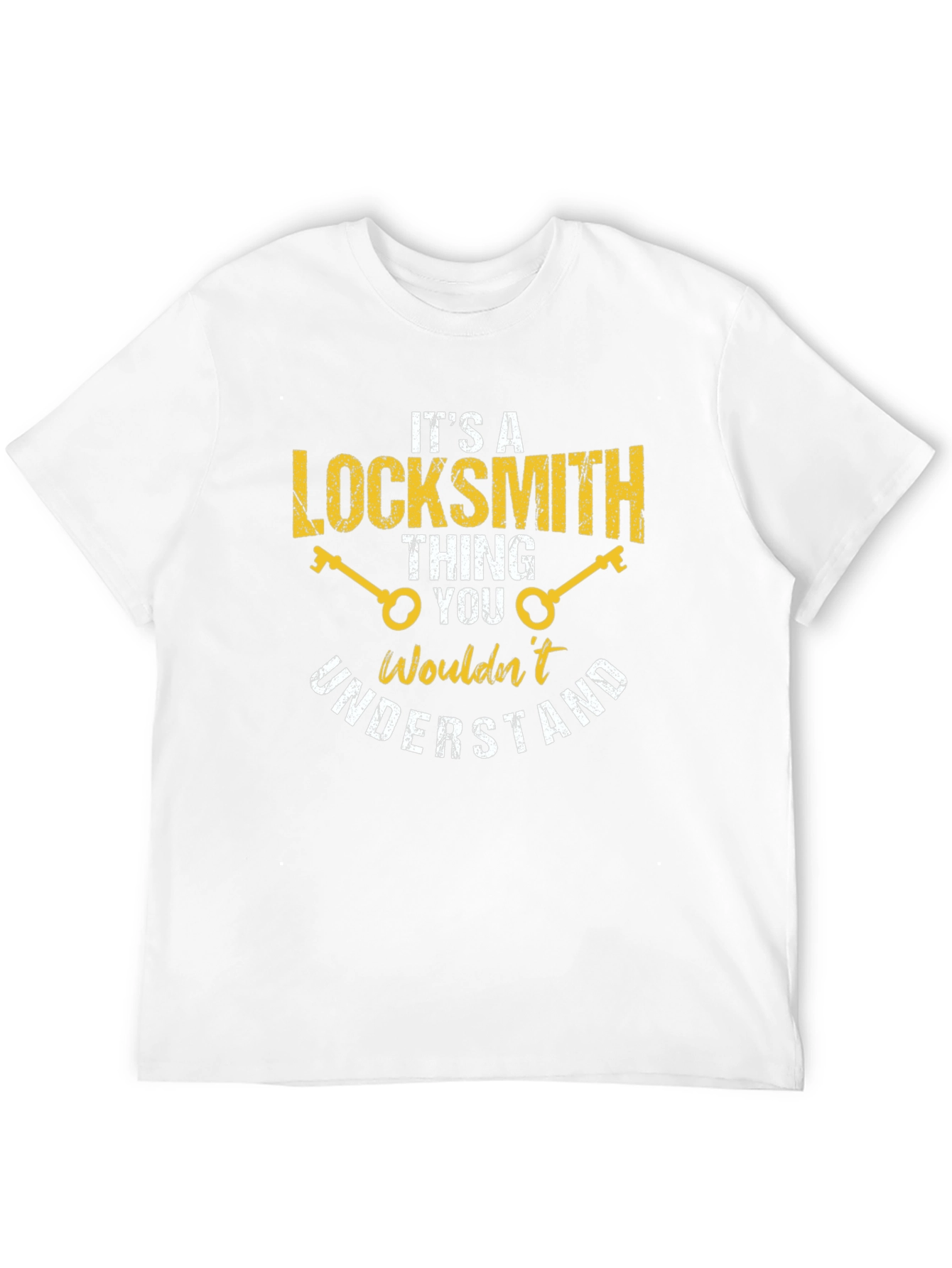 Black Locksmith Thing T-Shirt - Funny Profession Tee view 12