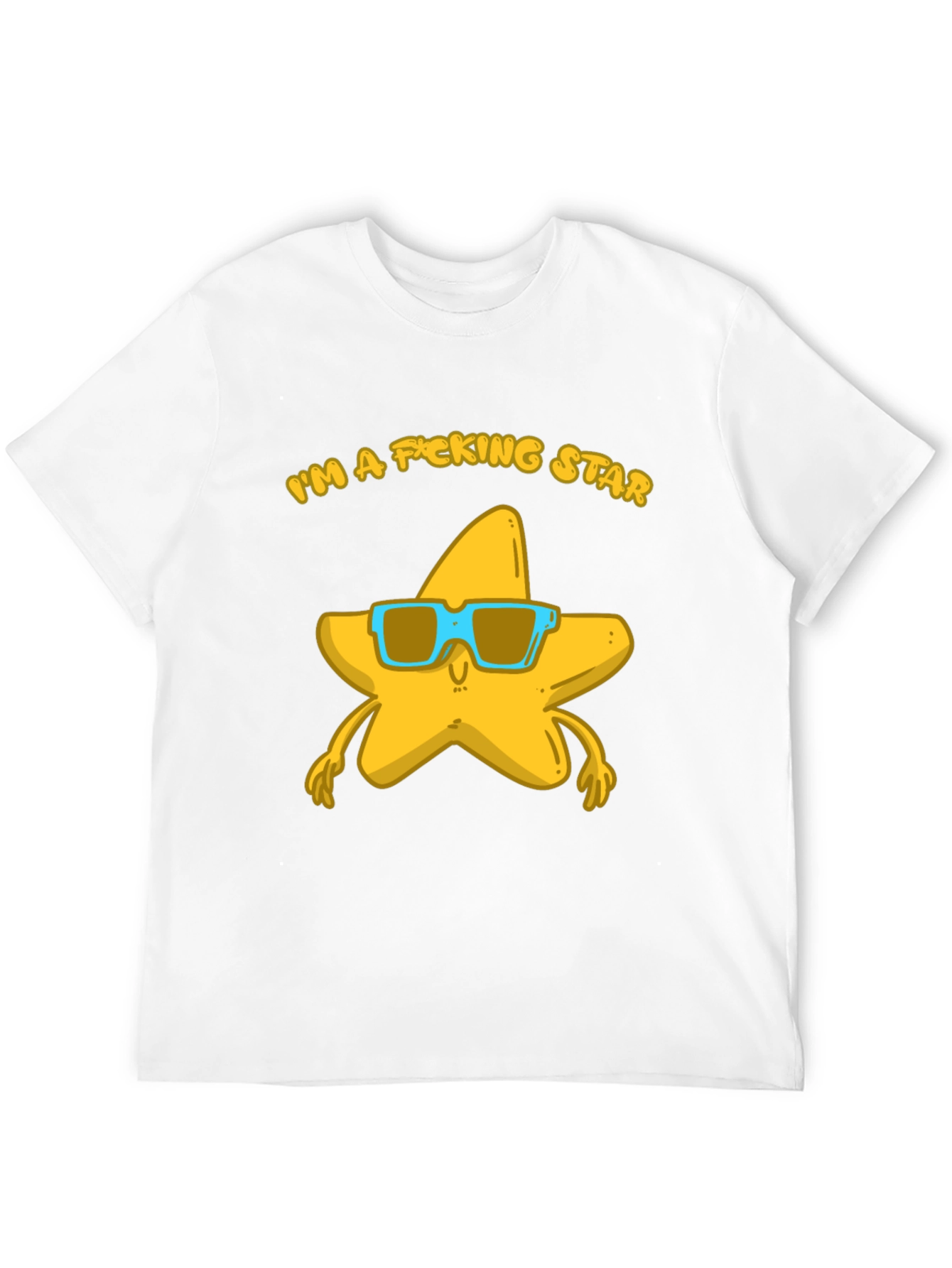 Black I'm a F*cking Star Graphic Tee view 12